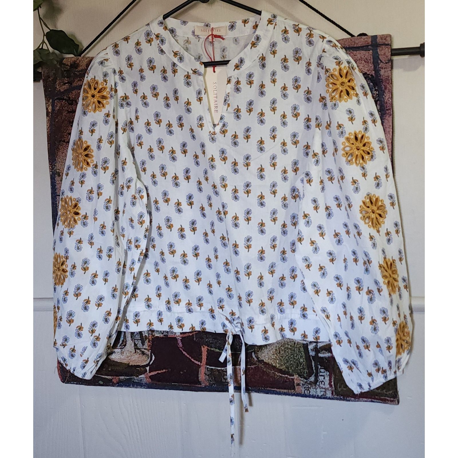 Anthropologie NWT Anthropologie Solitaire Floral Long Sleeve Med. Size M / US 6-8 / IT 42-44 - 1 Thumbnail