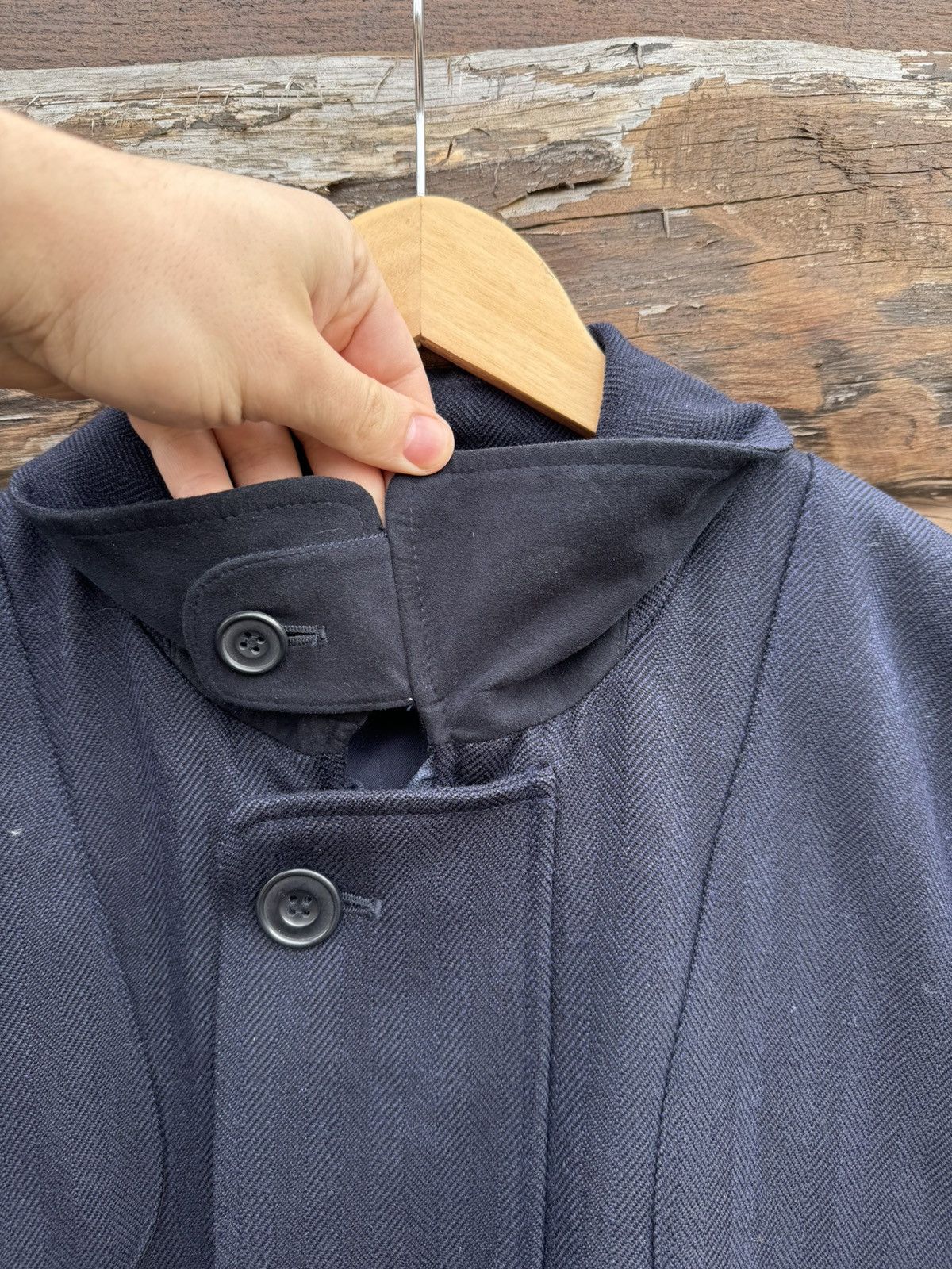 Turnbull & Asser Turnbull Asser Waterproof wool tweed blue coat Size US XL / EU 56 / 4 - 20 Thumbnail