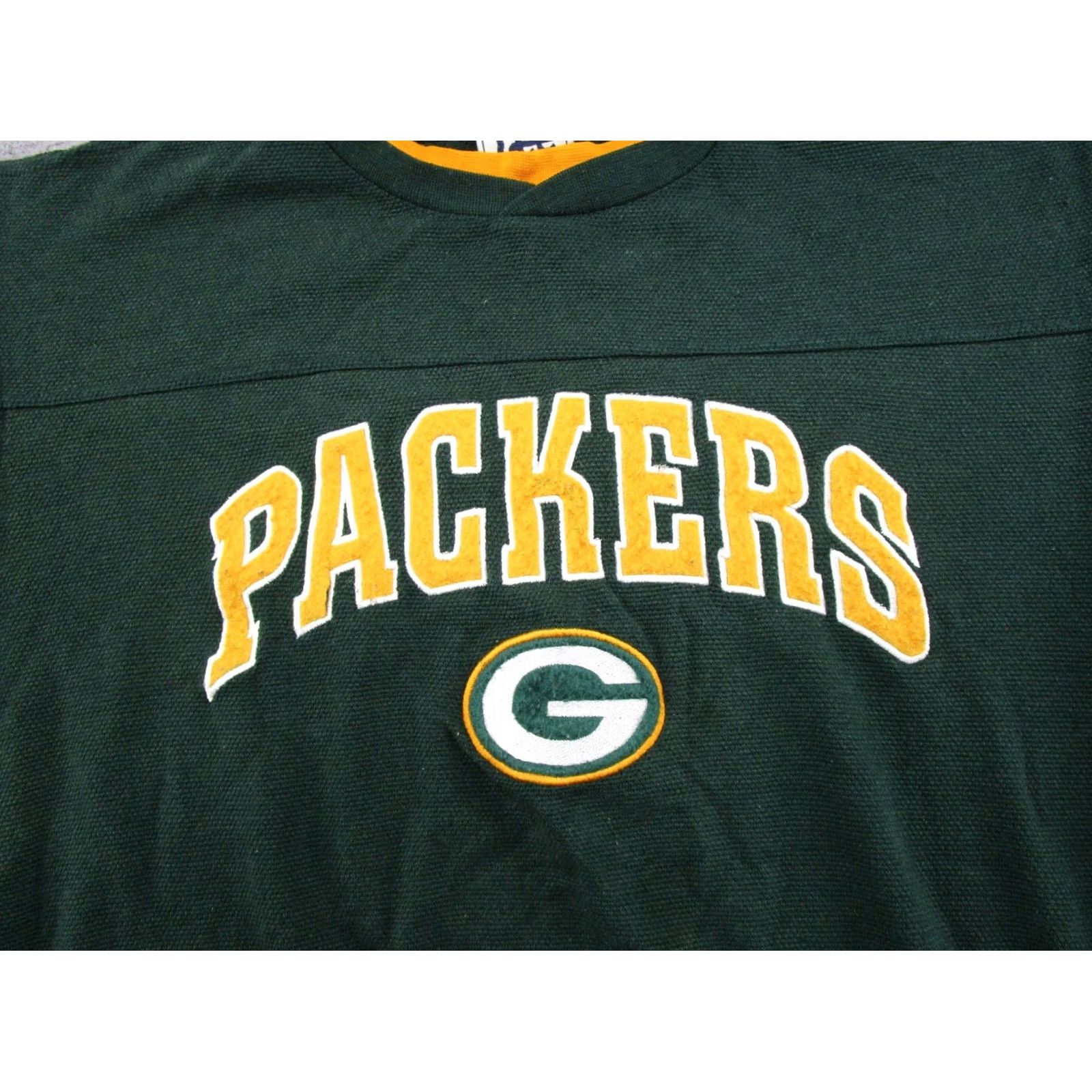 Lee VINTAGE Green Bay Packers Sweatshirt Crew Neck M Embroidered NFL Lee Knit Pullover Men Green 90s Sports Hooded Size US M / EU 48-50 / 2 - 2 Thumbnail