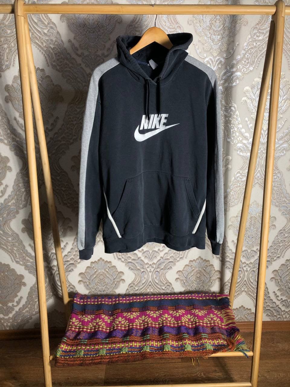 Nike × Vintage VERY RARE NIKE BIG LOGO SWOOSH HOODIE JAPAN STYLE RETRO 90s Size US XL / EU 56 / 4 - 1 Thumbnail
