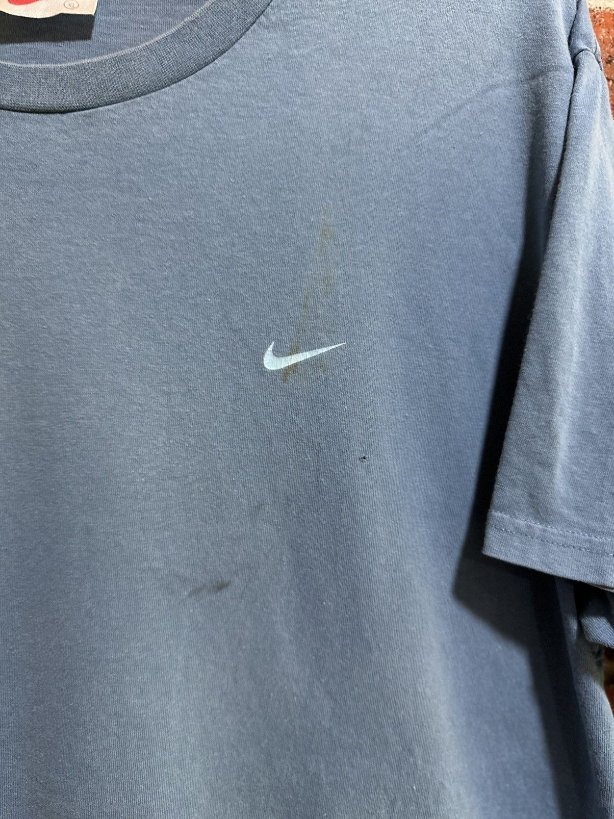 Nike × Vintage Vintage Nike Small Swoosh Faded Tee Size US XL / EU 56 / 4 - 2 Thumbnail