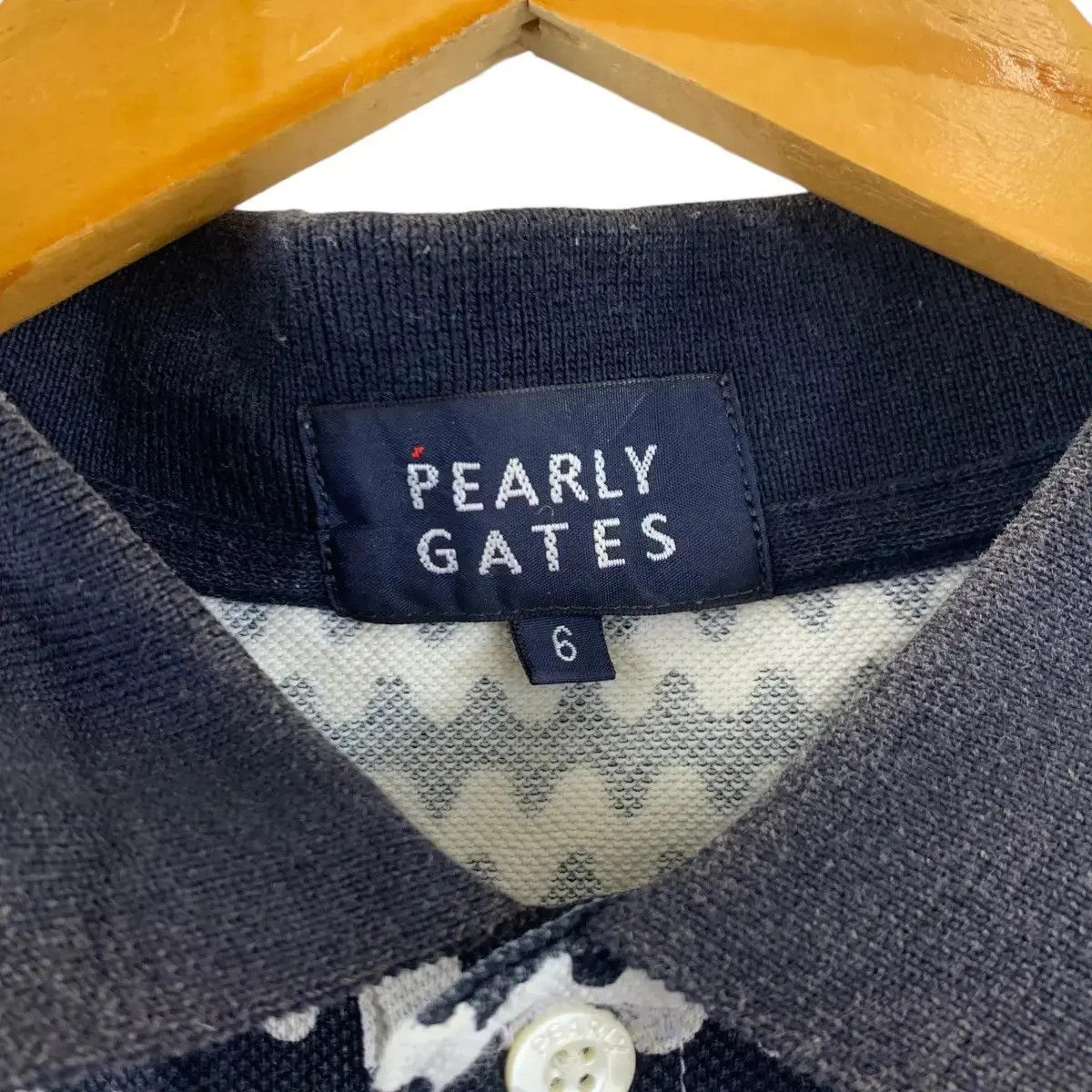 Vintage Vintage PEARLY GATES GOLF Monogram PG89 Polo Tee Shirt Top Size M / US 6-8 / IT 42-44 - 7 Thumbnail
