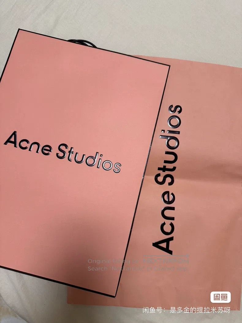 Acne Studios Acne Studios Red and grey scarf Size ONE SIZE - 9 Thumbnail