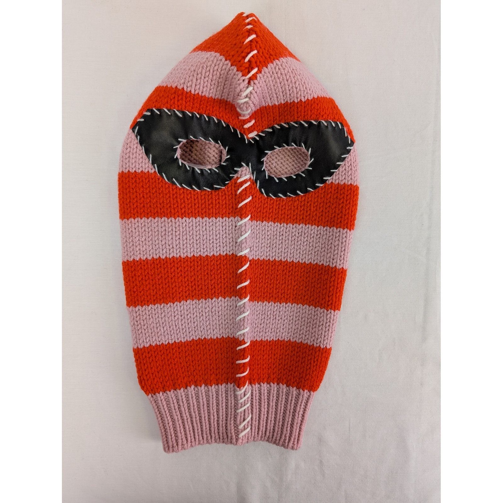 Marni o1rshd1 Size: M / Balaclava Scarf Cap / Hat in Red Stripe Size ONE SIZE - 1 Thumbnail