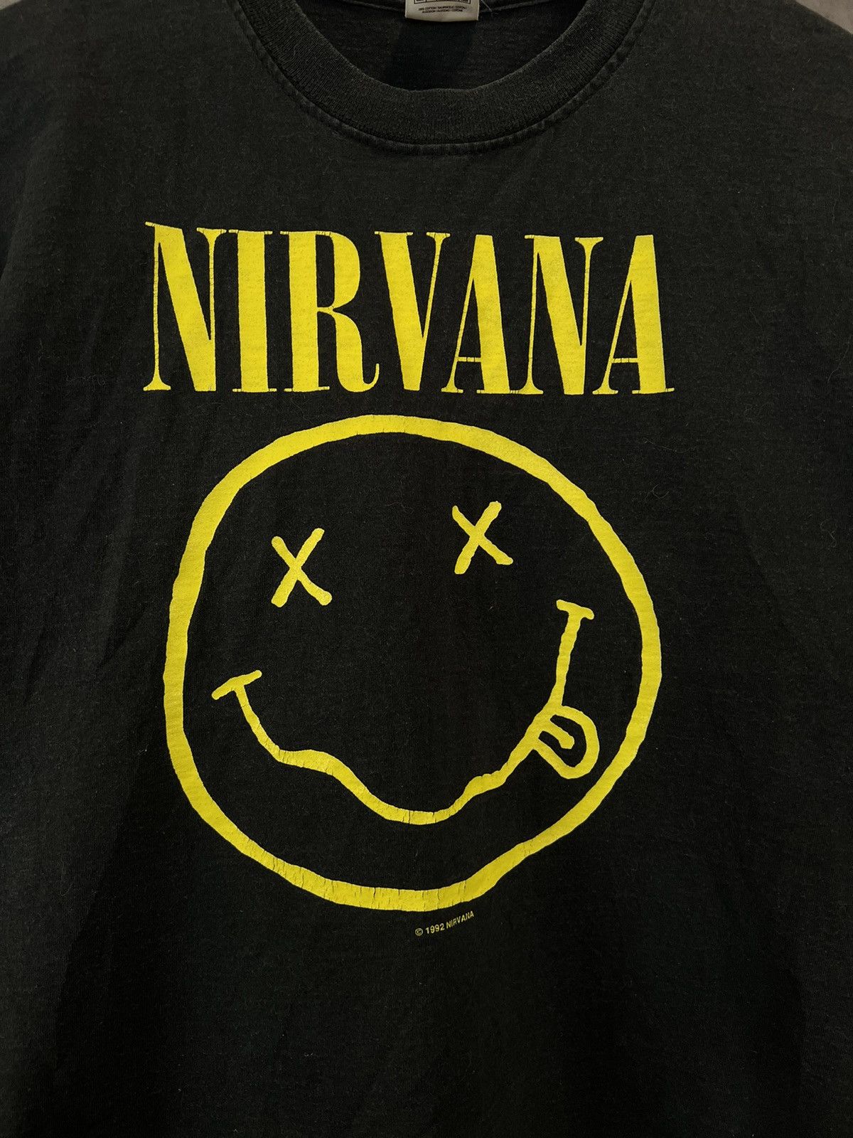 Band Tees × Nirvana Nirvana Smile vintage rock band tee Size US S / EU 44-46 / 1 - 3 Thumbnail