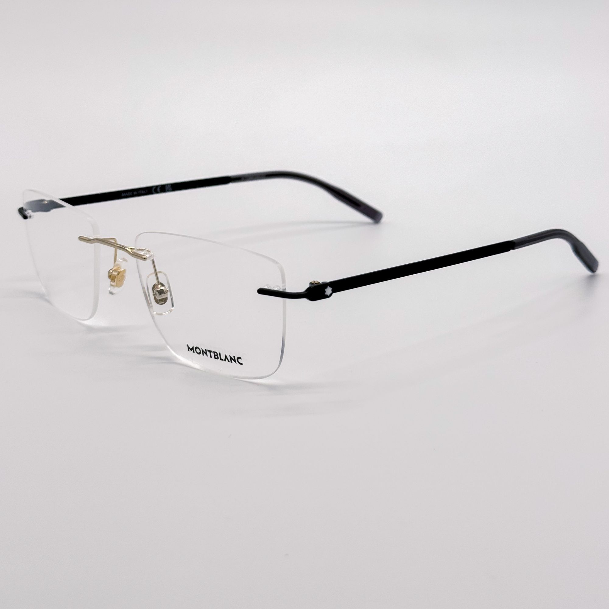 Montblanc NEW MONTBLANC EYEGLASSES MB0281O 006 BLACK MEN EYEWEAR Size ONE SIZE - 6 Thumbnail