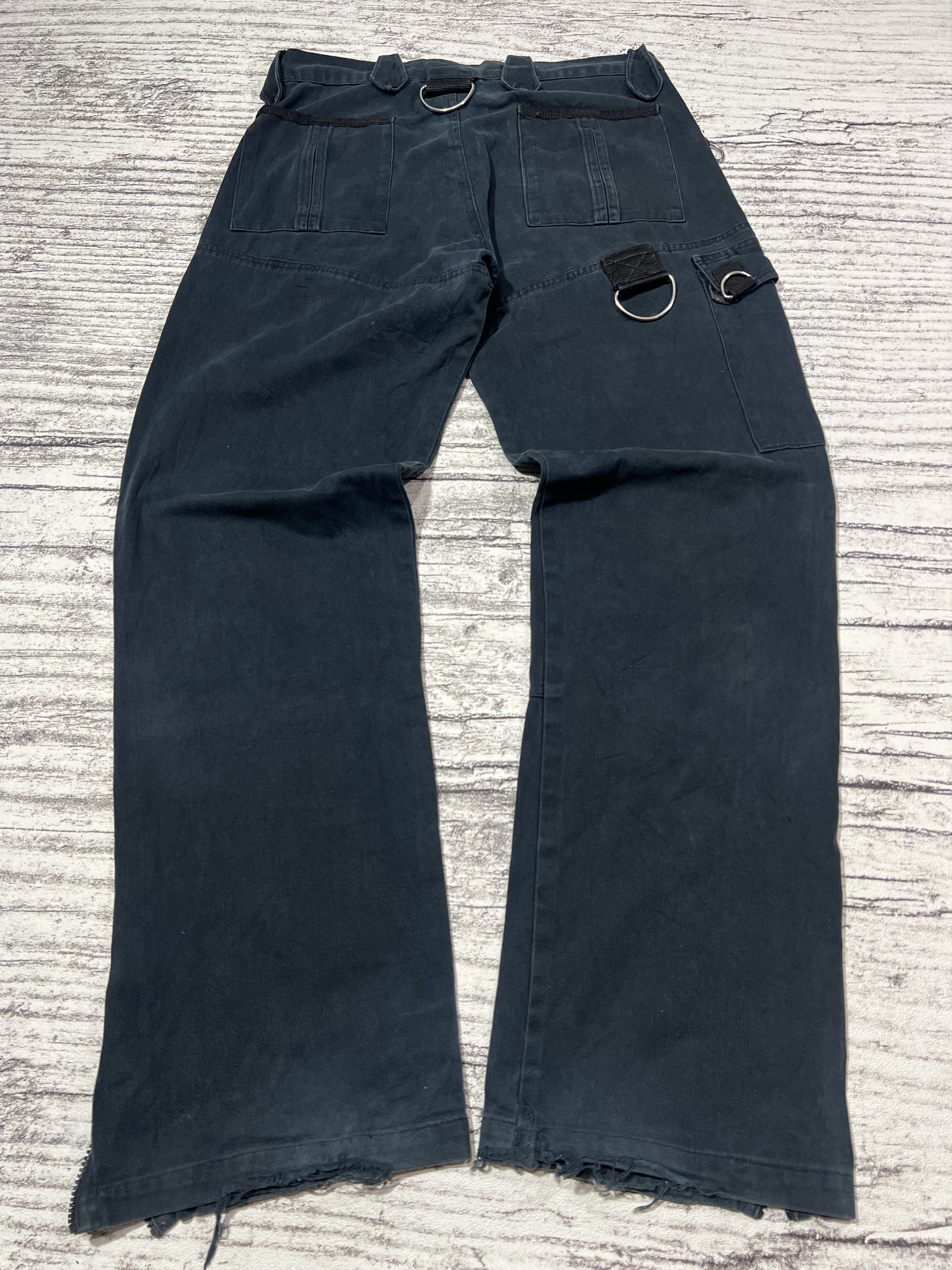 Japanese Brand 2000s Archival Hysteric Punk Biker Bootcut Flare y2k Ifsix Size US 31 - 2 Thumbnail