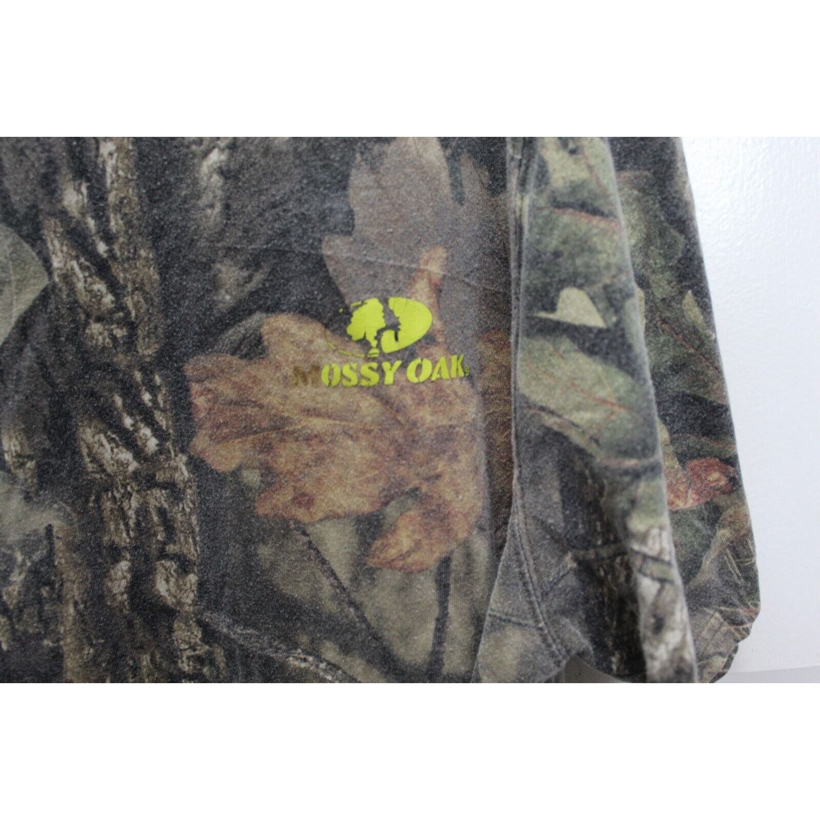 47 Mens Mossy Oak Brush Camo Short Sleeve Tshirt Size 2XL Size US XXL / EU 58 / 5 - 2 Thumbnail