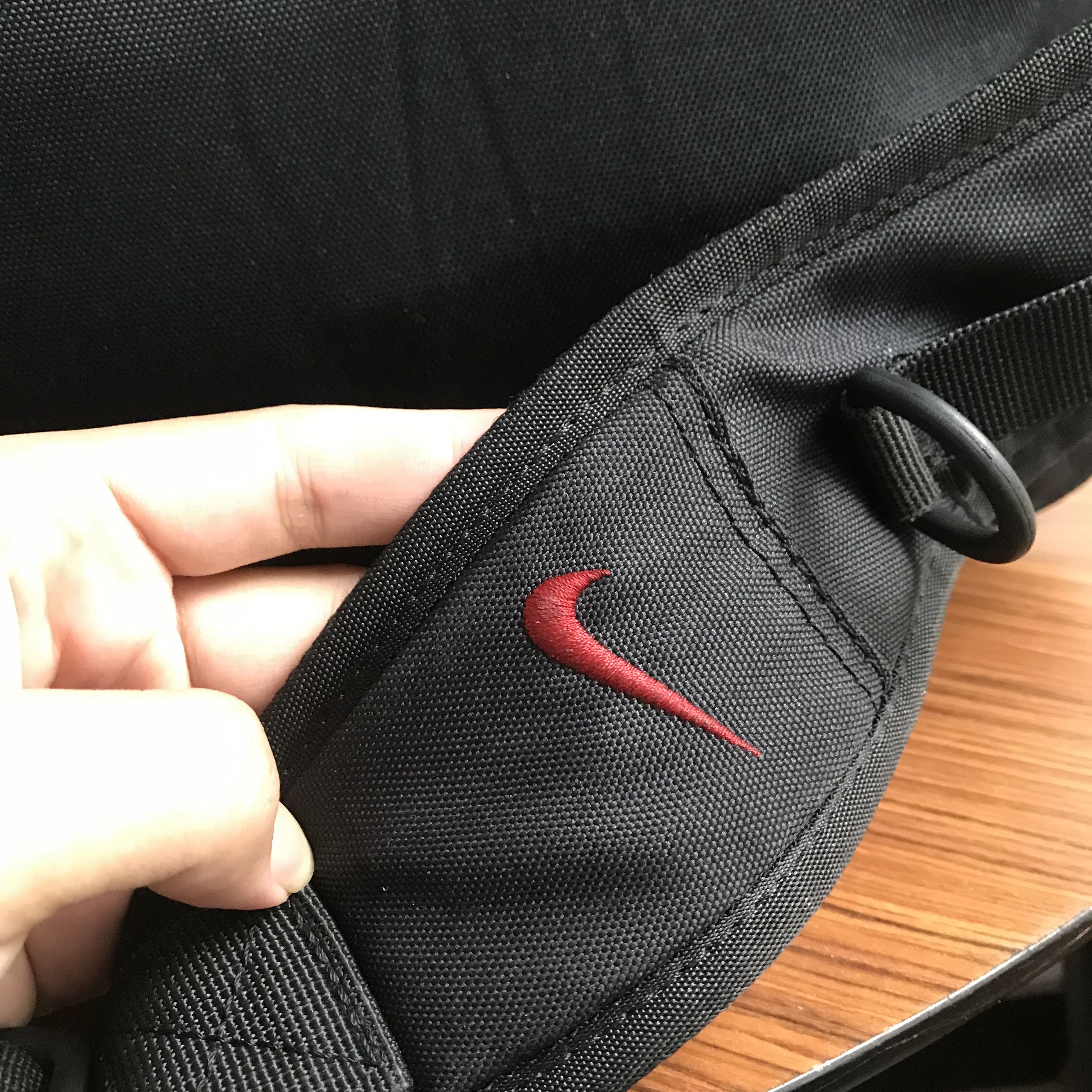 Nike Vintage NIKE Old Messenger bag Shoulder bag Nylon Black Size ONE SIZE - 6 Thumbnail