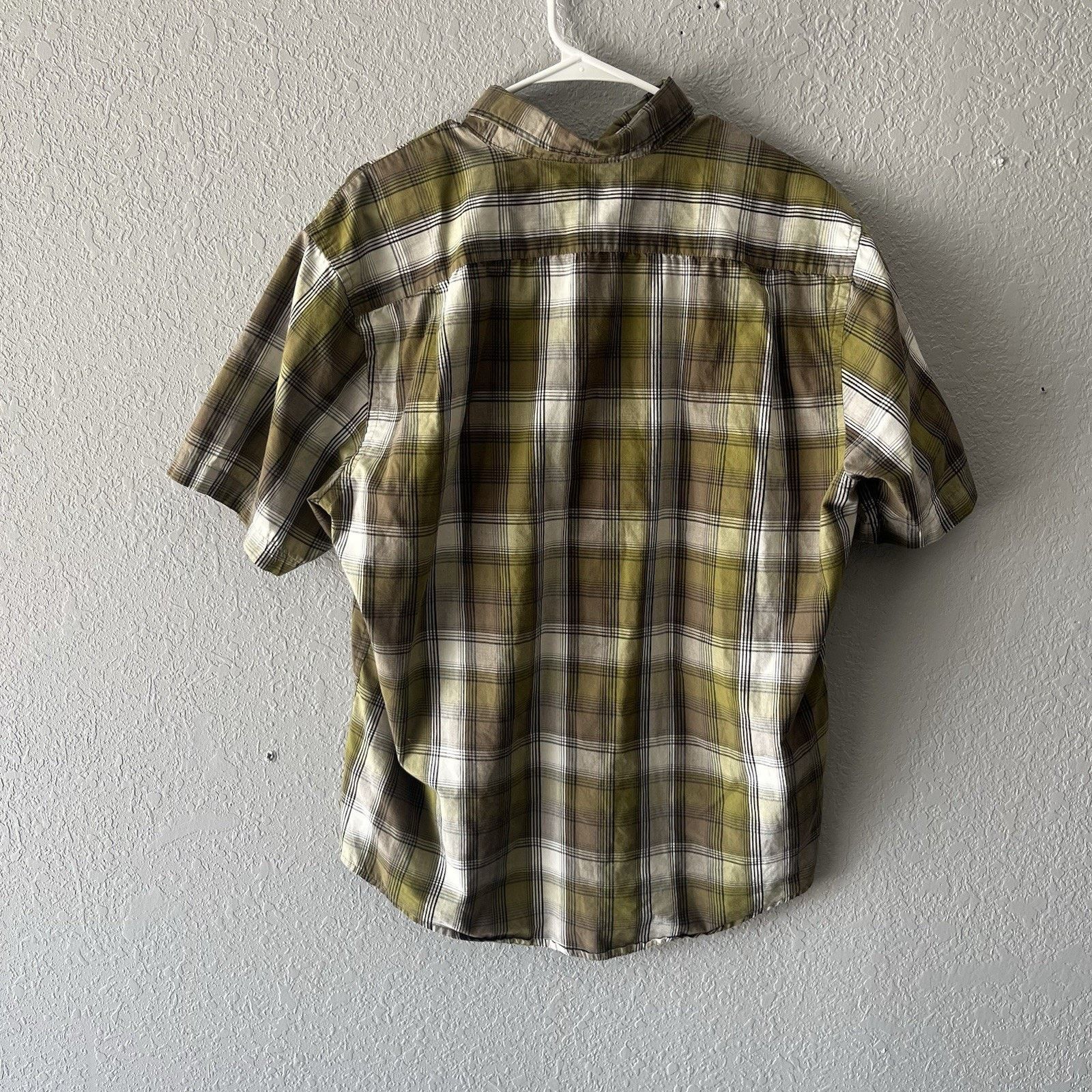 George 2000s George Casual Green Button Down Shirt Men’s Large Plai Size US L / EU 52-54 / 3 - 5 Thumbnail