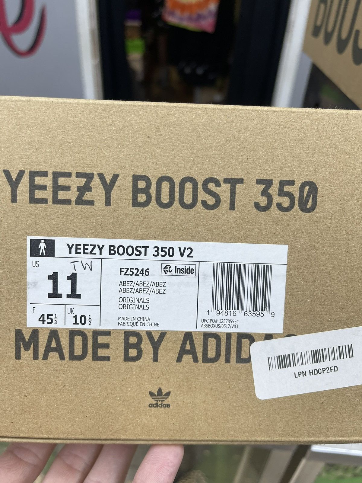 Adidas Size 11 - Adidas Yeezy Boost 350 Natural Size US 11 / EU 44 - 11 Thumbnail
