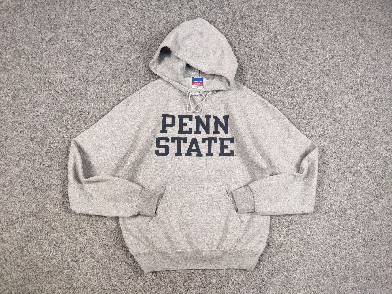 Champion Vintage 90's Champion Penn State Logo Gray Blank Hoodie Size US M / EU 48-50 / 2 - 13 Thumbnail