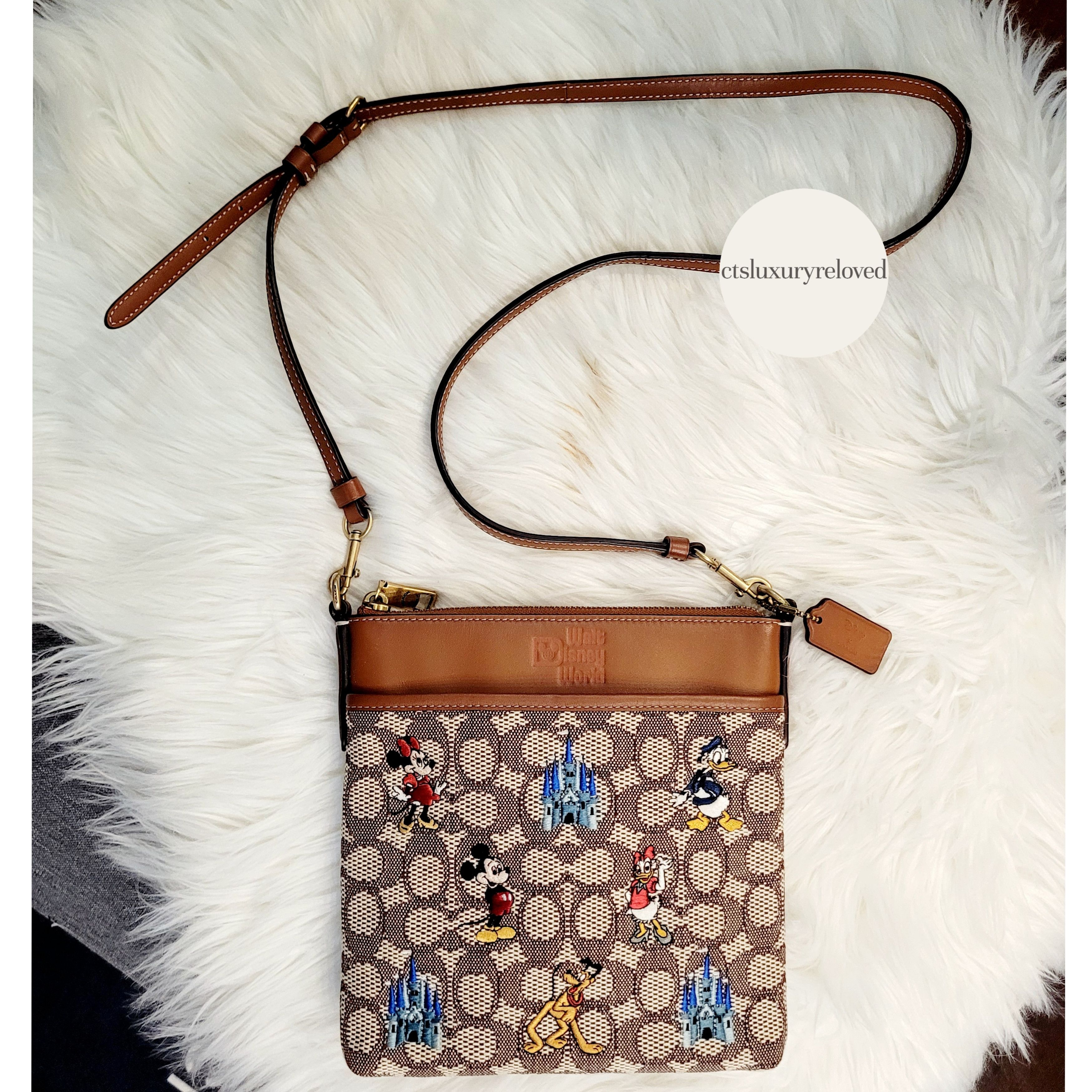 Coach × Disney Coach Disney Kitt Messenger Crossbody Bag Size ONE SIZE - 1 Thumbnail