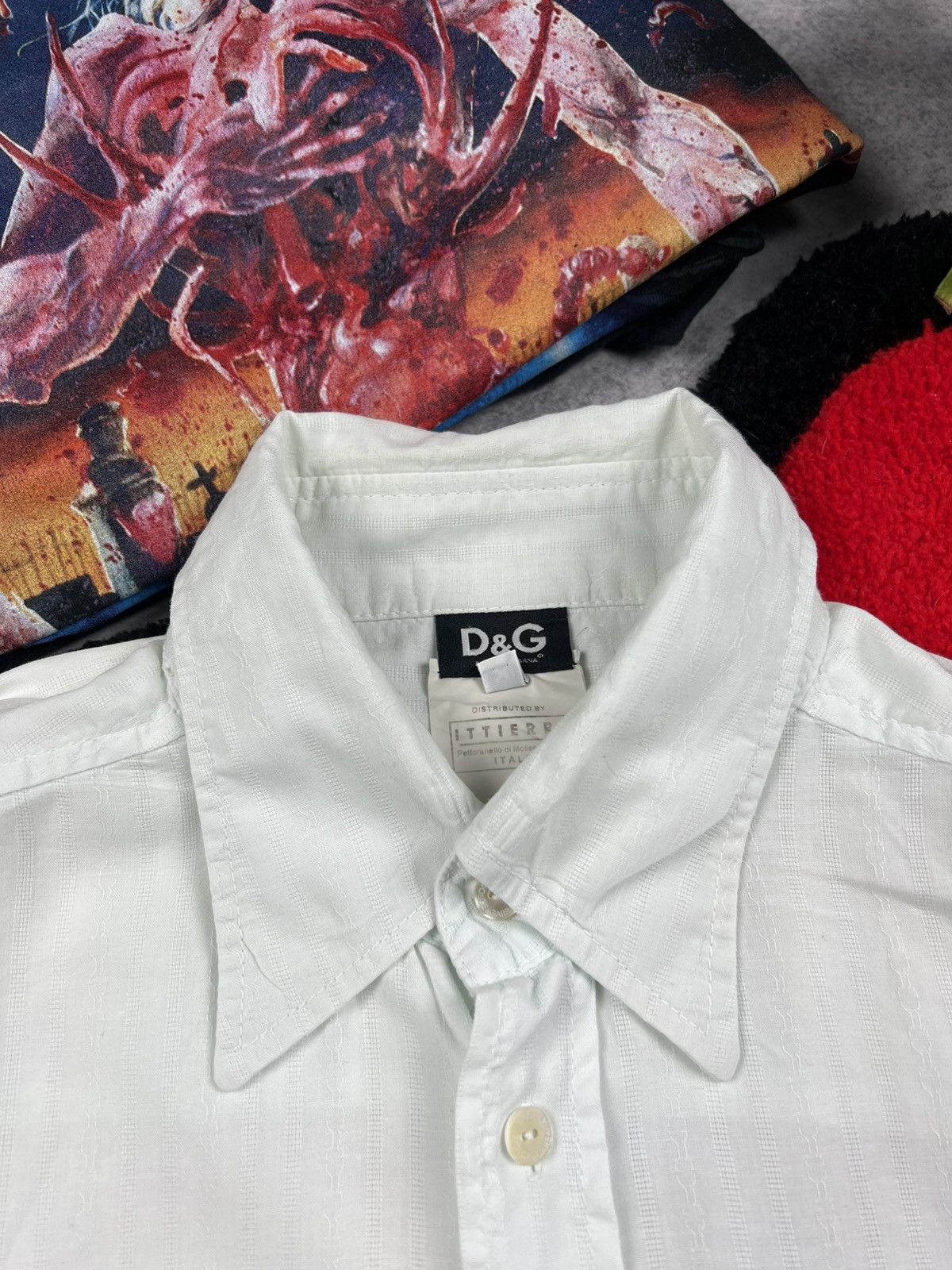 Dolce & Gabbana Vintage Luxury Dolce&Gabbana Button Up Old Money Y2K Shirt Size US L / EU 52-54 / 3 - 6 Thumbnail