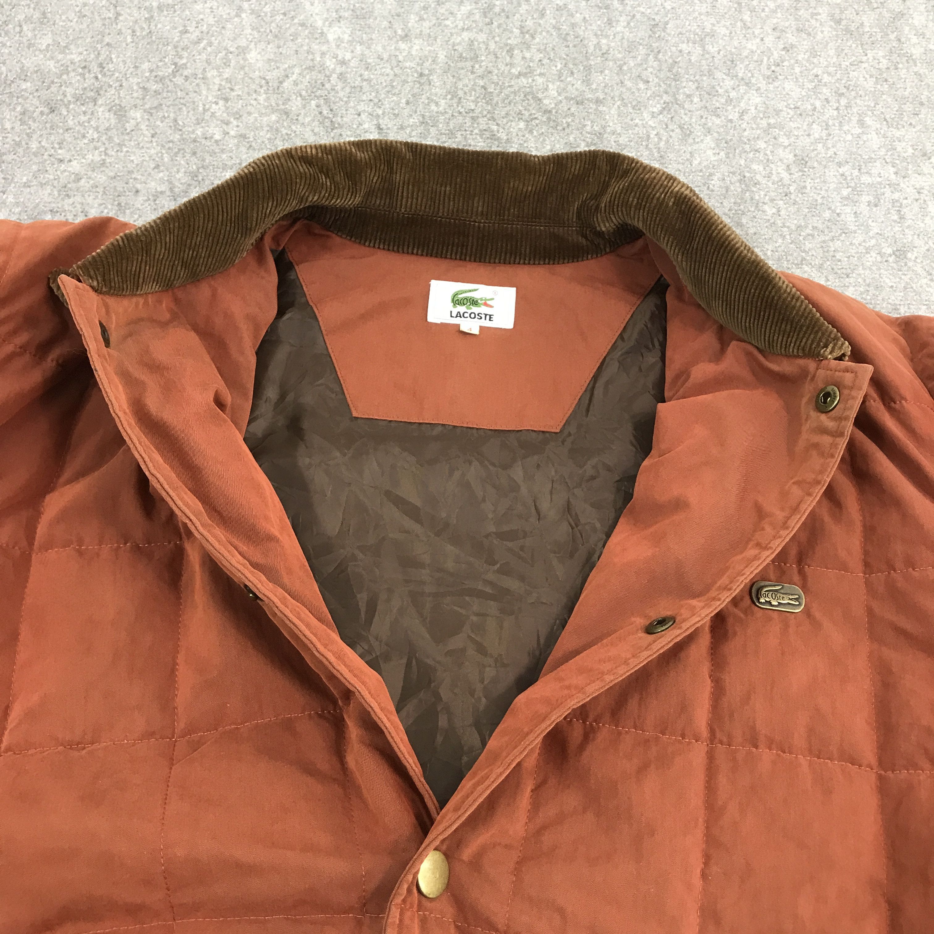 Lacoste × Vintage LACOSTE LONG SNAP BUTTON JACKET Size US XL / EU 56 / 4 - 7 Thumbnail