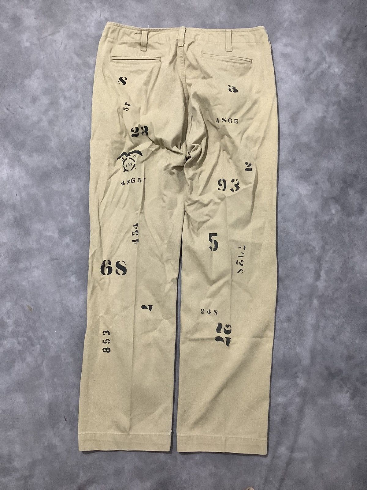 Mister Freedom 🛒Need Gone🛒 MFS Vetements The Code of Number Printed Pants Size US 33 - 5 Thumbnail