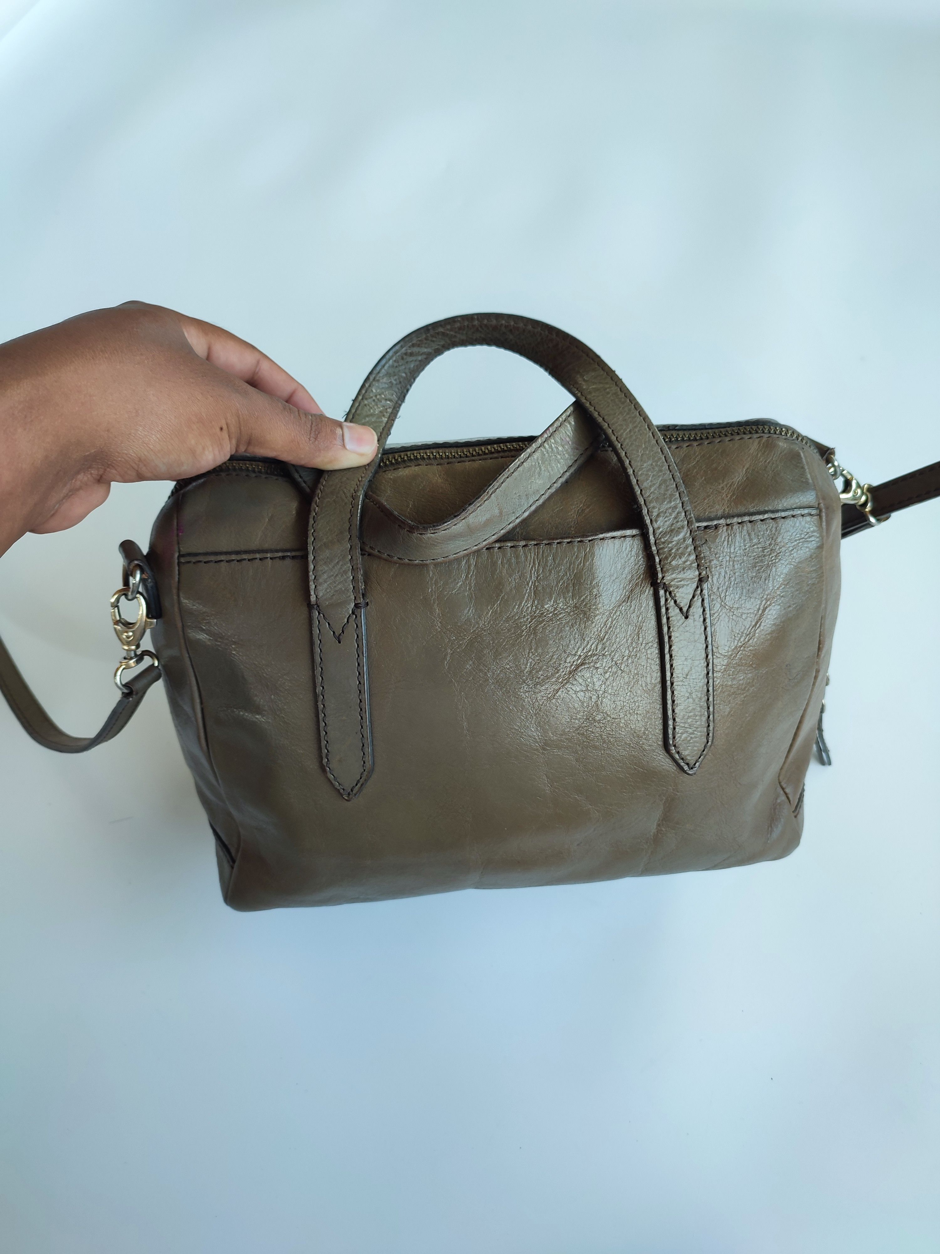 Designer × Fossil AUTHENTIC FOSSIL 2 WAYS BOSTON BAG Size ONE SIZE - 6 Thumbnail