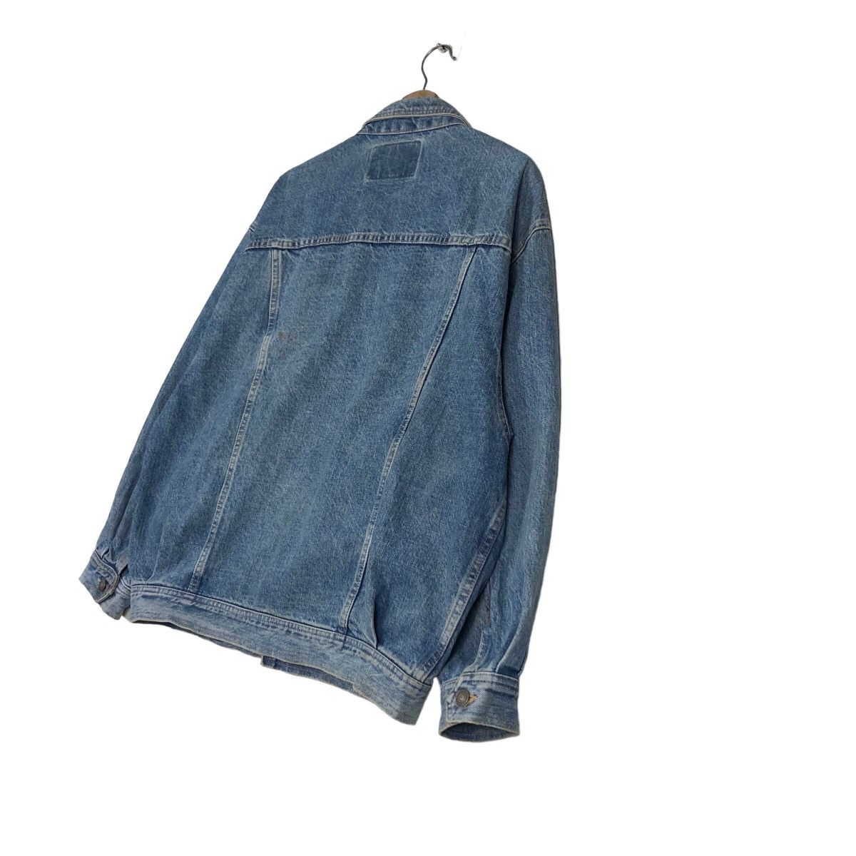 Japanese Brand 🔥Vintage Trucker Denim Biker Jacket Inspire Toyo Enterprise Size US M / EU 48-50 / 2 - 10 Thumbnail