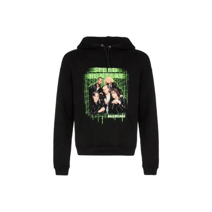 Balenciaga Balenciaga Balenciaga Graphic Print Long Sleeve Hoodie -25 Size US M / EU 48-50 / 2 - 1 Thumbnail