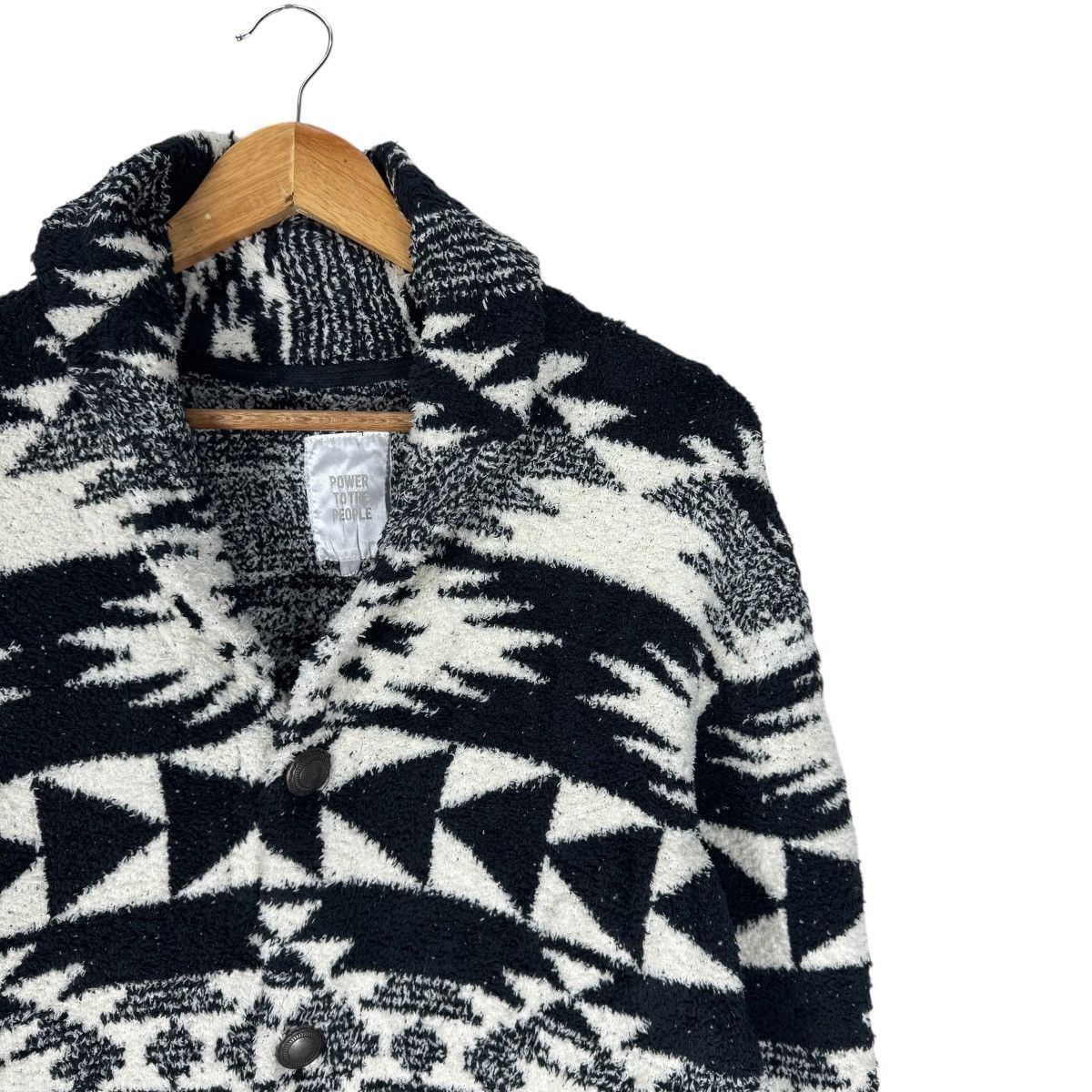 Native ☀️POWER TO THE PEOPLE NAVAJO CARDIGAN JACKET Size US L / EU 52-54 / 3 - 4 Thumbnail