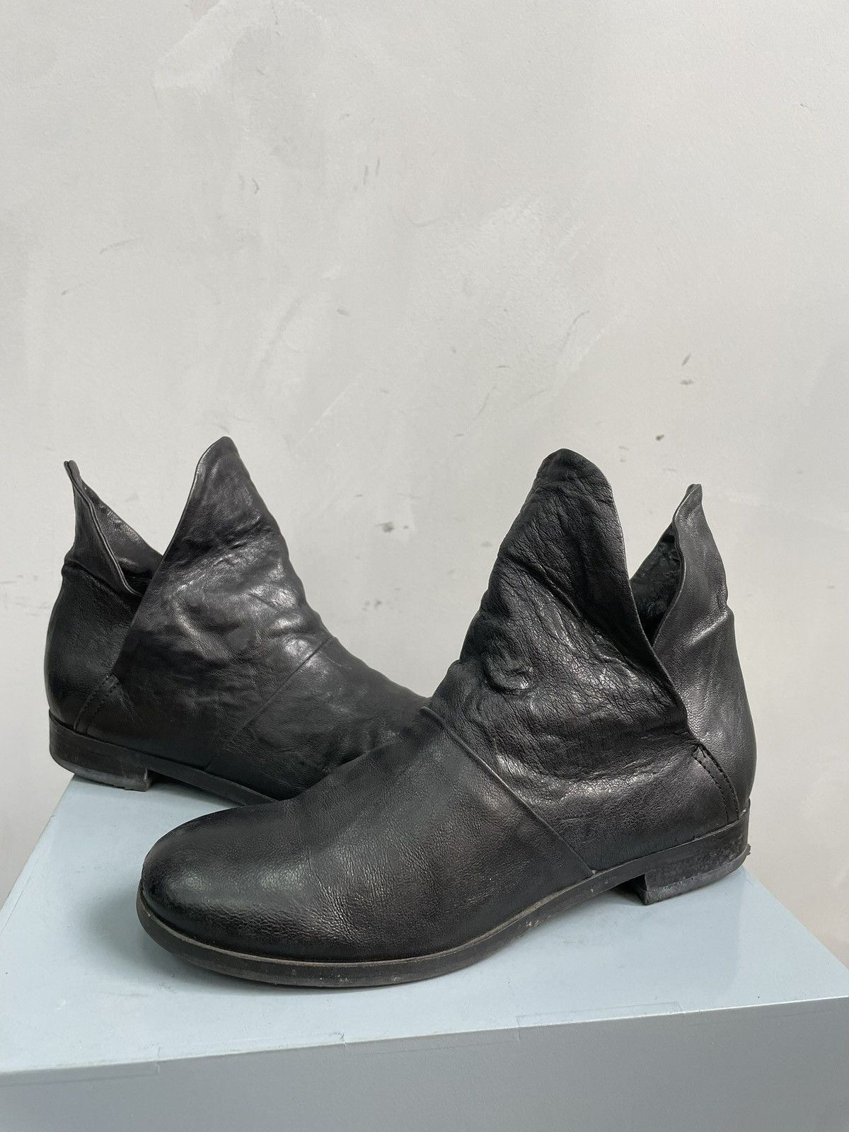 Hysteric Glamour Racing moto leather ankle y2k hystericglamour style boots Size US 7 / IT 37 - 10 Thumbnail