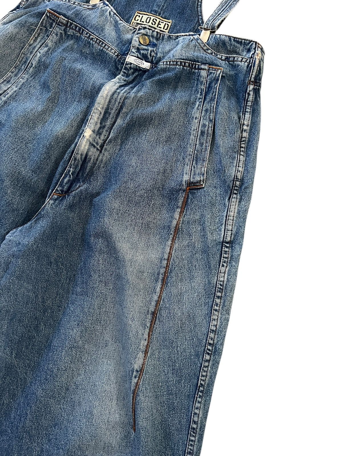 CLOSED × Marithe + Francois Girbaud 1980s Closed MFG Wide Baggy Overall Size US 34 / EU 50 - 5 Thumbnail
