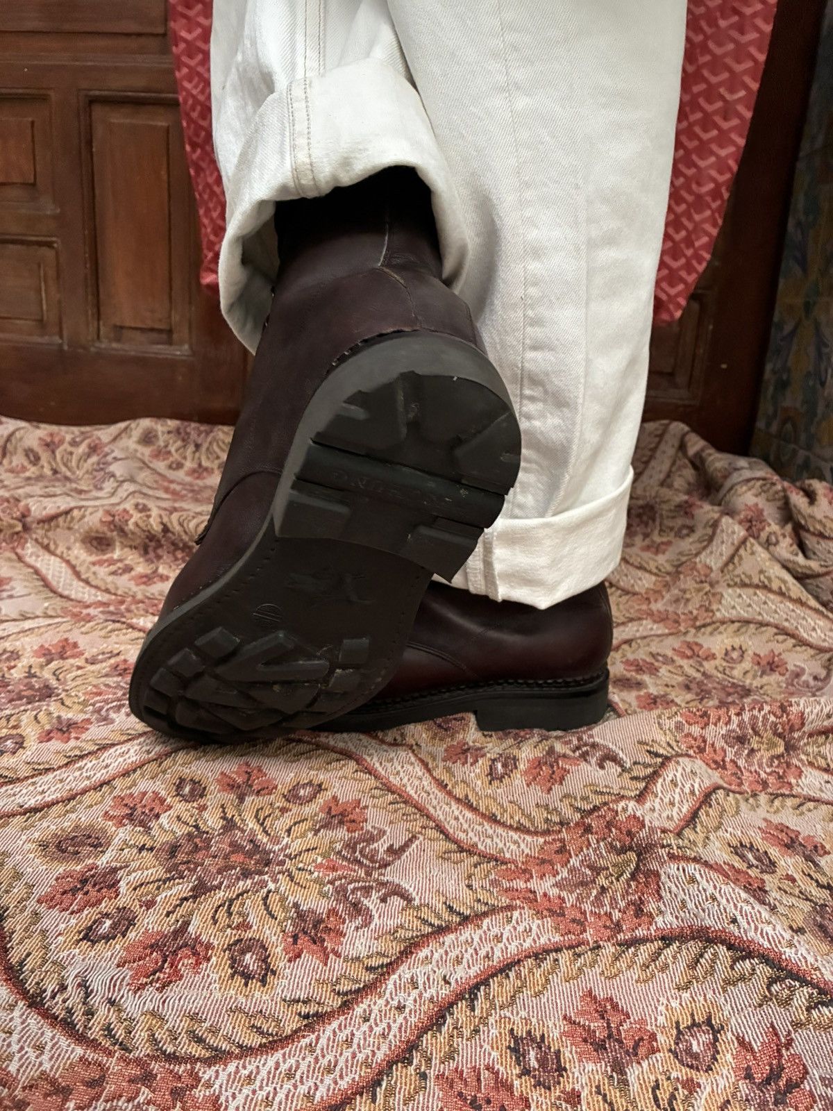 Heschung HESCHUNG HÊTRE MADE IN FRANCE WOOL LINED BURGUNDY DERBY BOOT Size US 11.5 / EU 44-45 - 7 Thumbnail