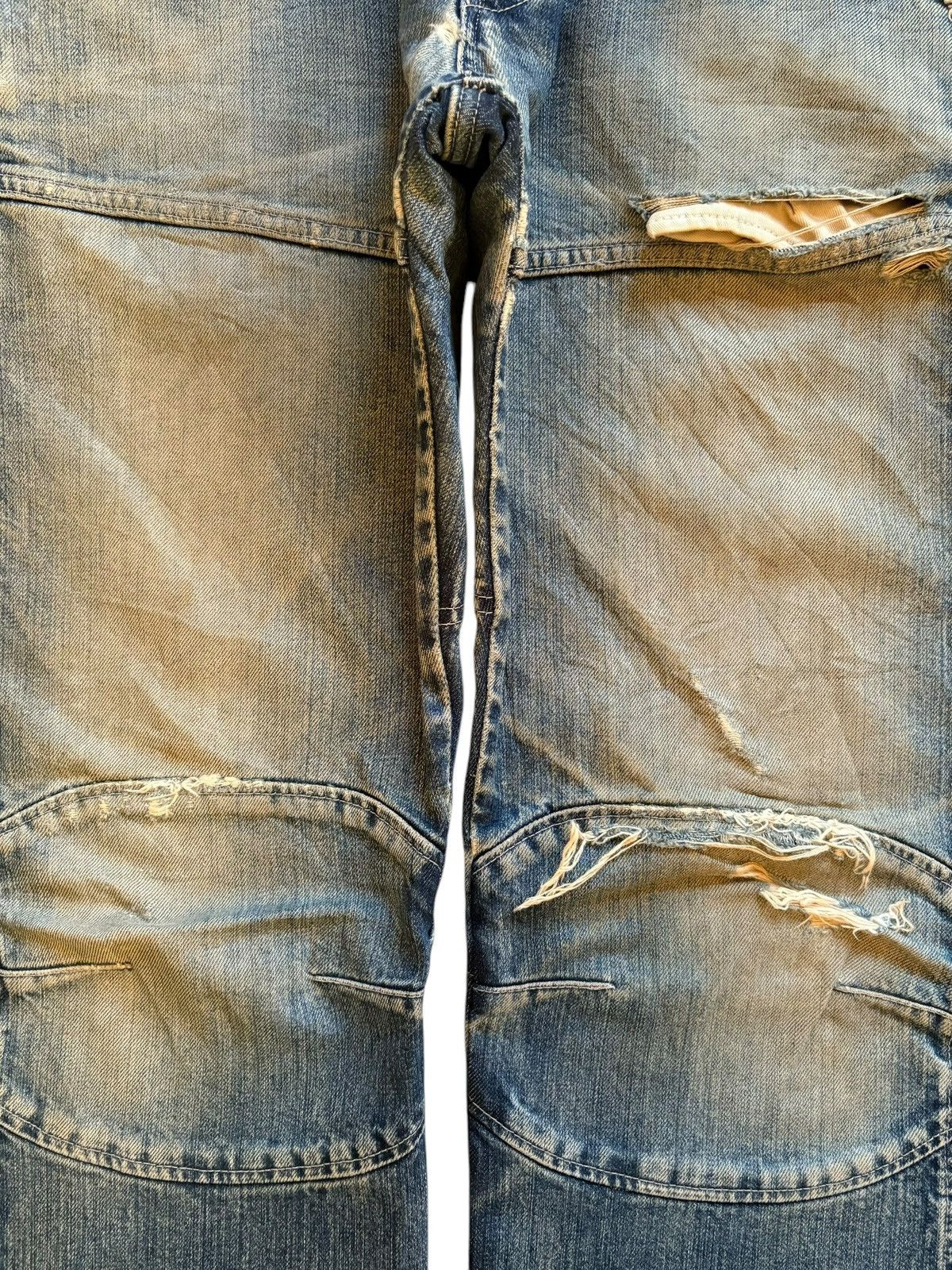 Japanese Brand Vintage Japanese Gowest Mud Wash Military Baggy Jeans Size US 34 / EU 50 - 5 Thumbnail
