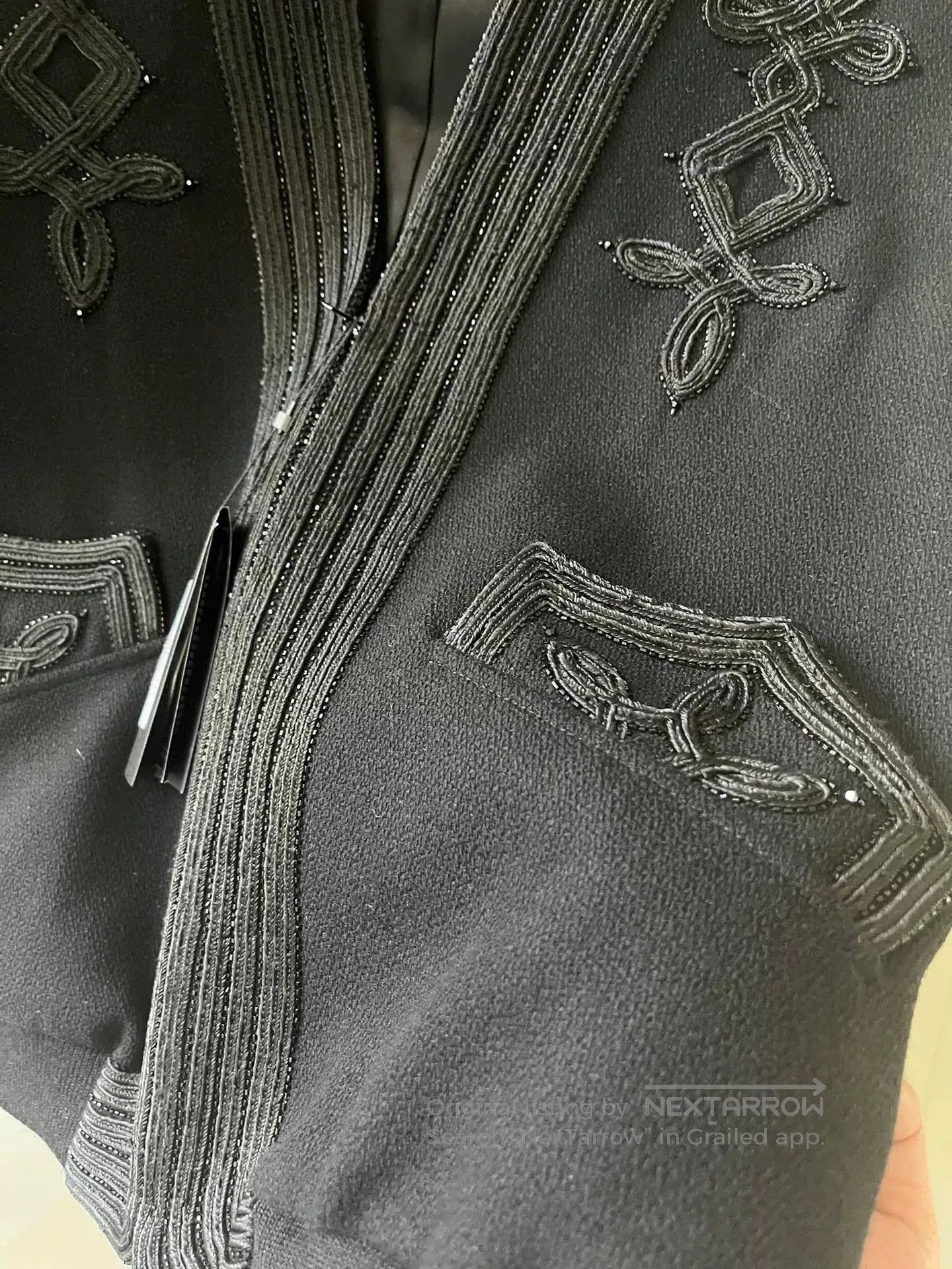 Saint Laurent Paris Saint Laurent Runway Beaded Embroidery Wool Vest. Size US M / EU 48-50 / 2 - 4 Thumbnail
