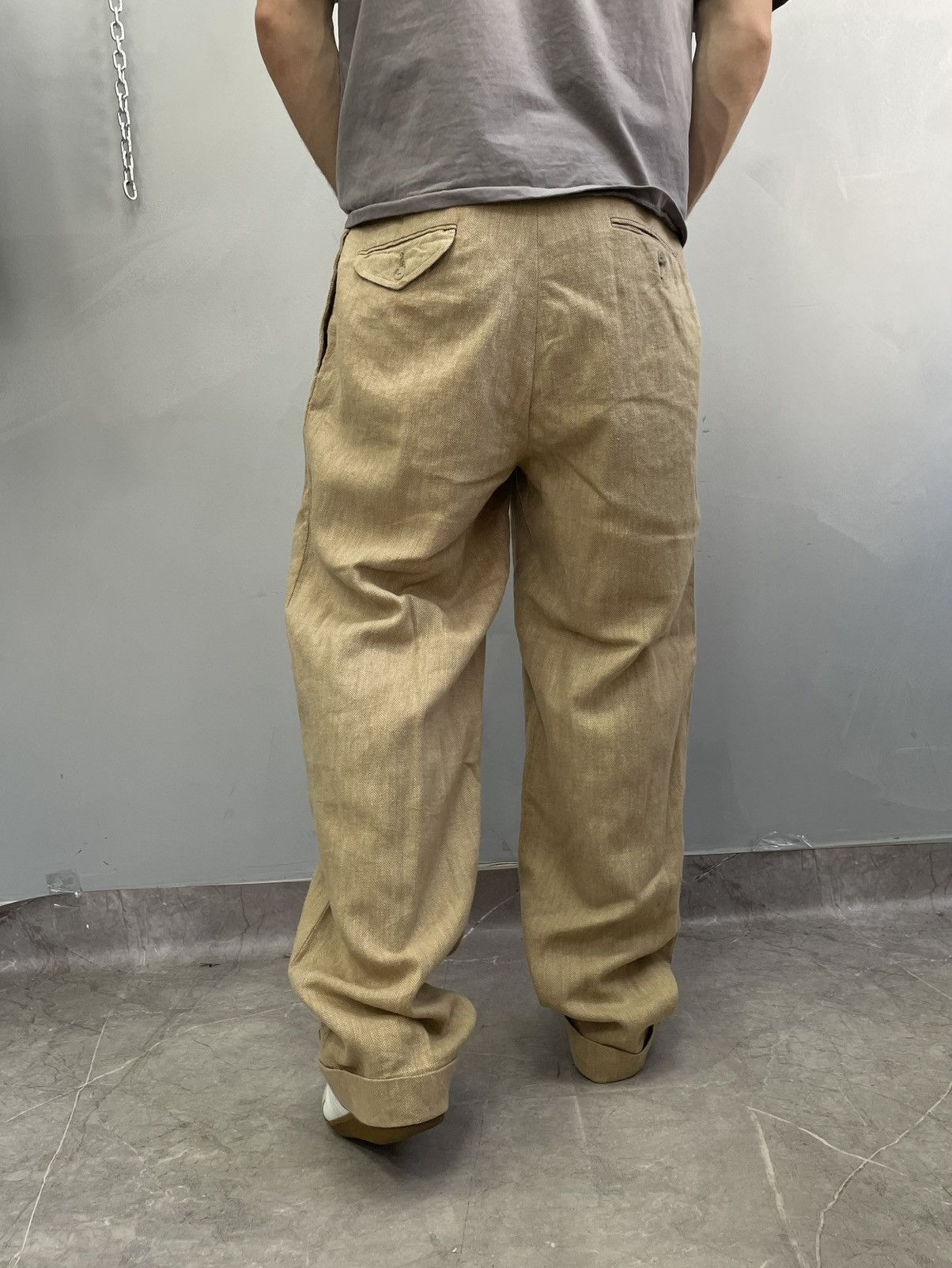 Polo Ralph Lauren casual pants cotton/linen y2k