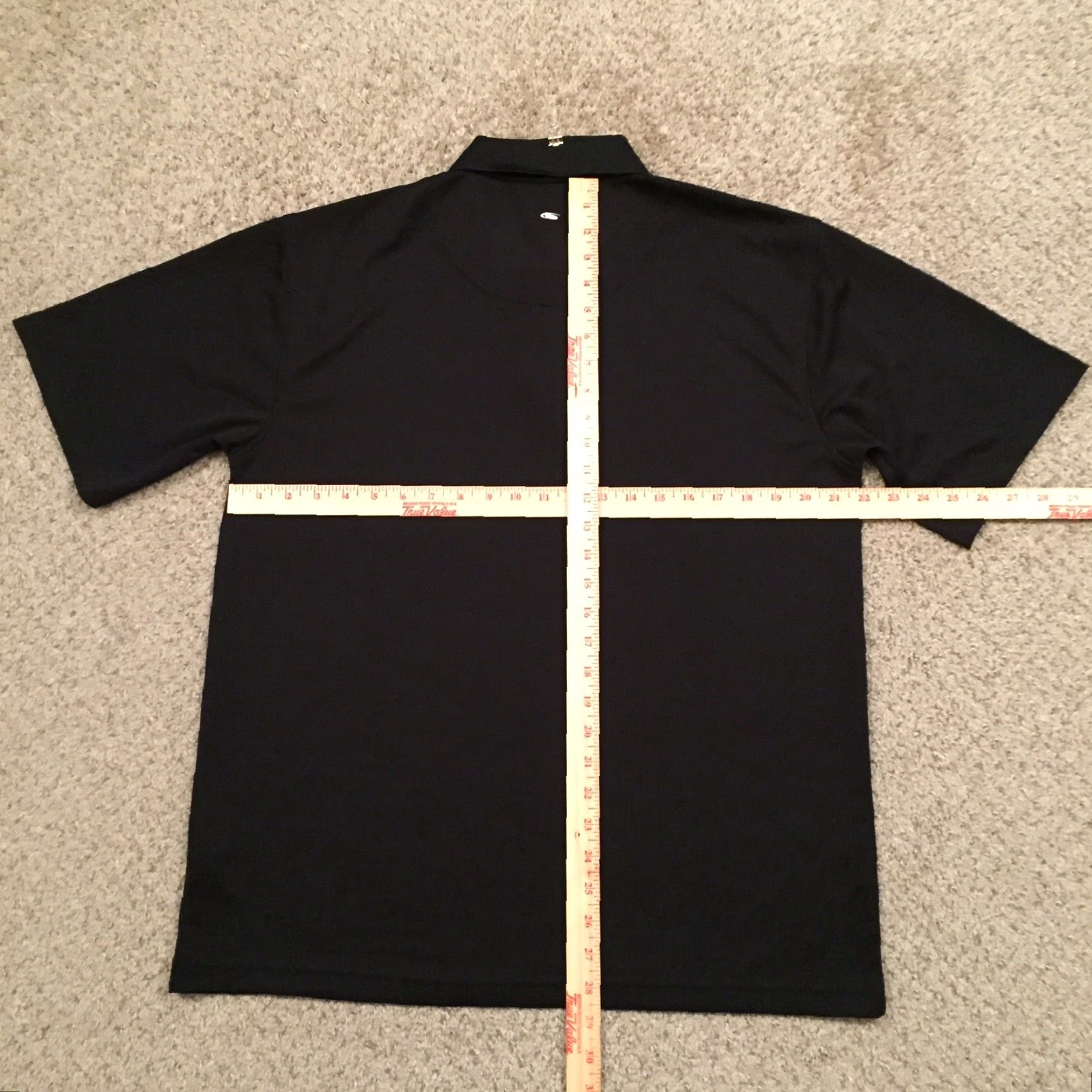 Vintage Bollé Polo Shirt Mens M Black Short Sleeve Striped Golf Tech Polo Shirt Mens Black Striped Golf Size US M / EU 48-50 / 2 - 6 Thumbnail