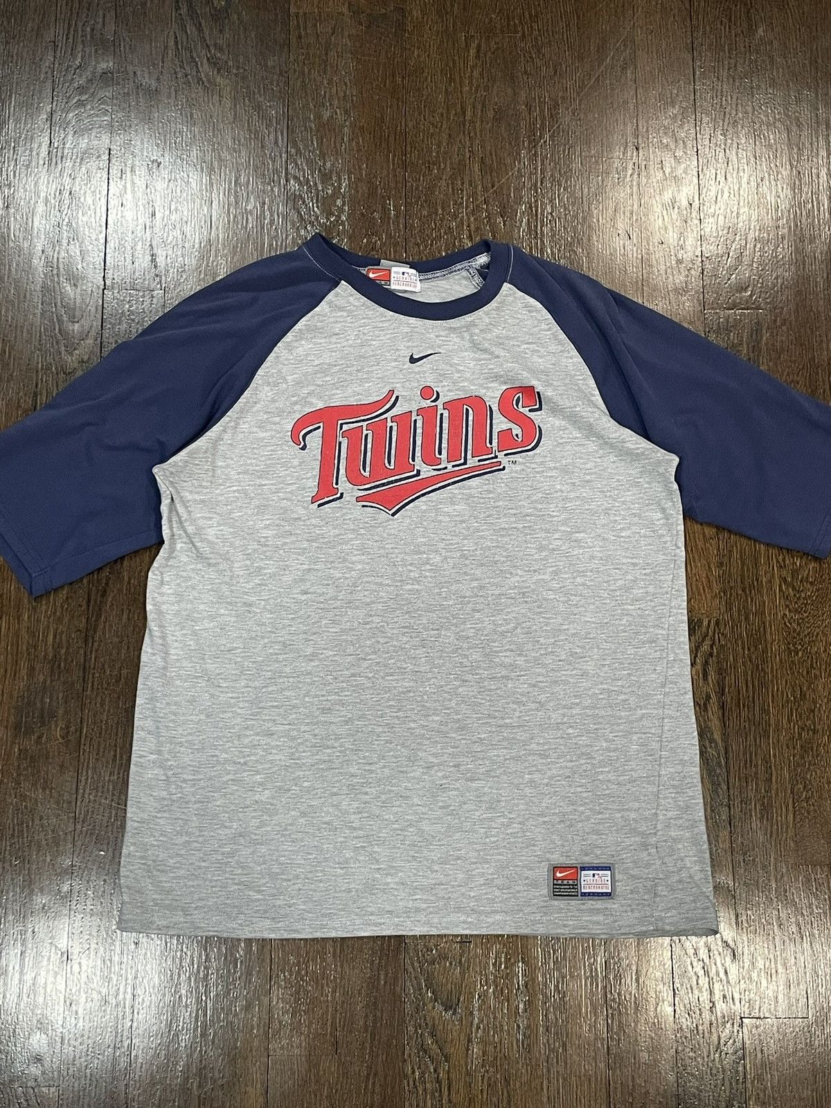 Nike Vintage Nike Twins Baseball Shirt Size US L / EU 52-54 / 3 - 2 Thumbnail