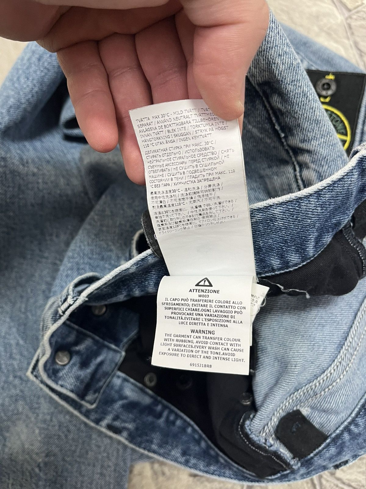Stone Island Vintage Stone Island Jeans Patch Pocket Straight Fit Casual Size US 32 / EU 48 - 18 Thumbnail