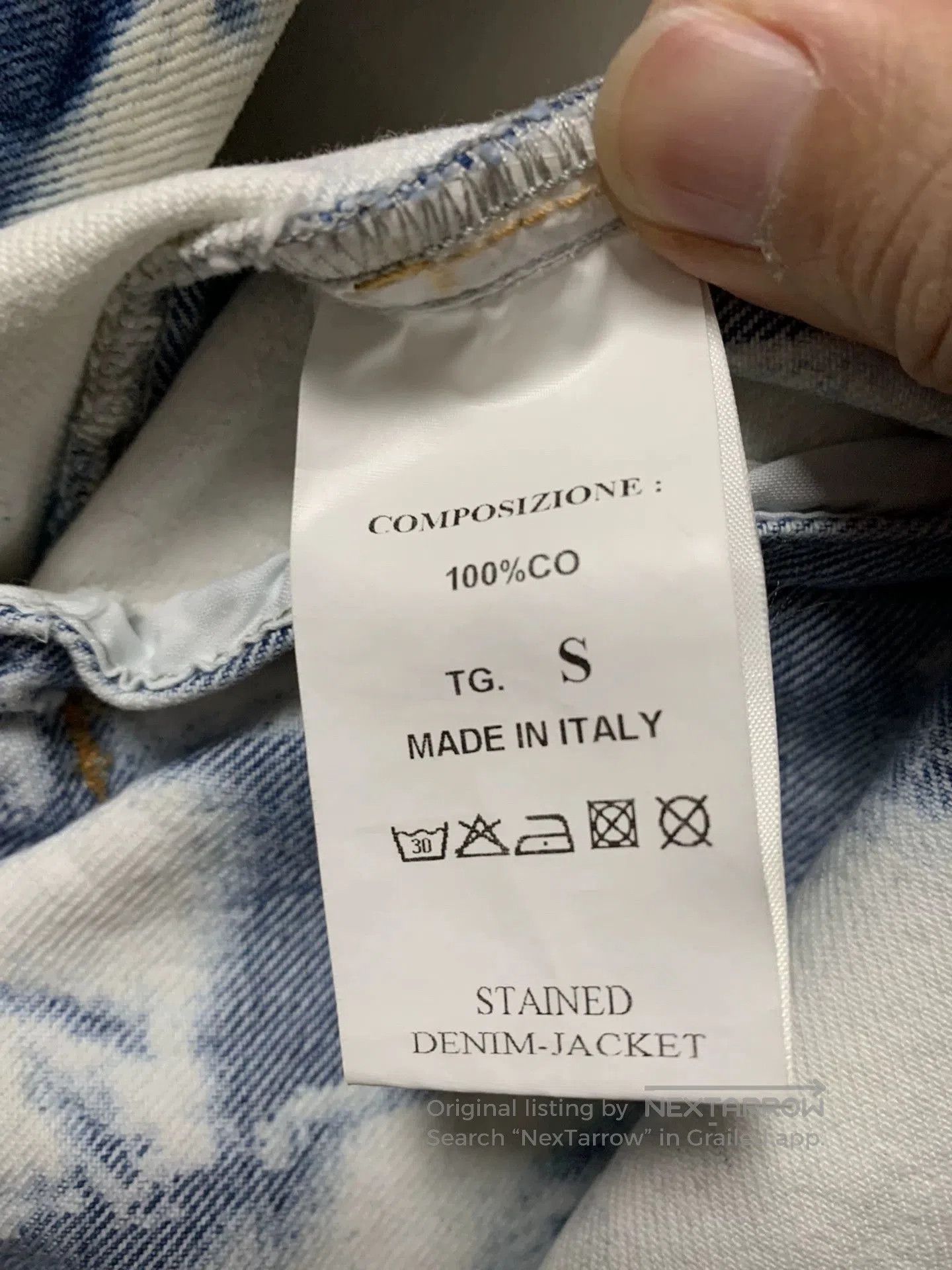 Represent Clo. UK Streetwear Italian Denim Jacket. Size US M / EU 48-50 / 2 - 7 Thumbnail