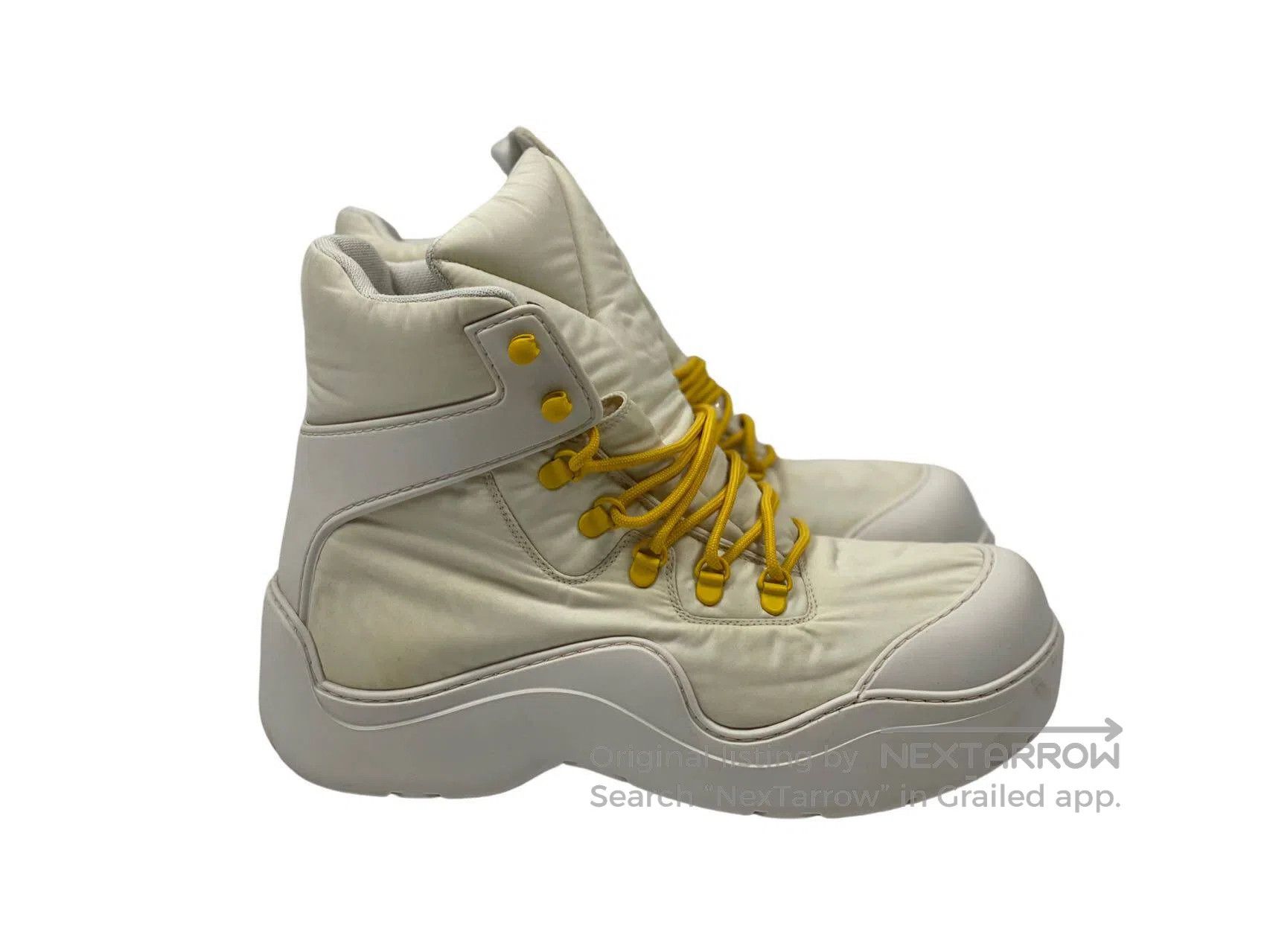 Bottega Veneta Bottega Veneta Mountaineering Boots White and Yellow Color Size US 11 / EU 44 - 3 Thumbnail
