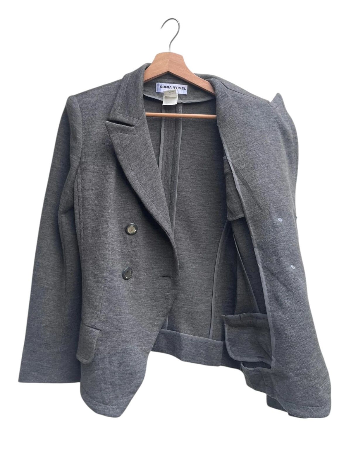 Sonia Rykiel Sonia Rykiel Double Breasted Wool Jacket Size M / US 6-8 / IT 42-44 - 4 Thumbnail