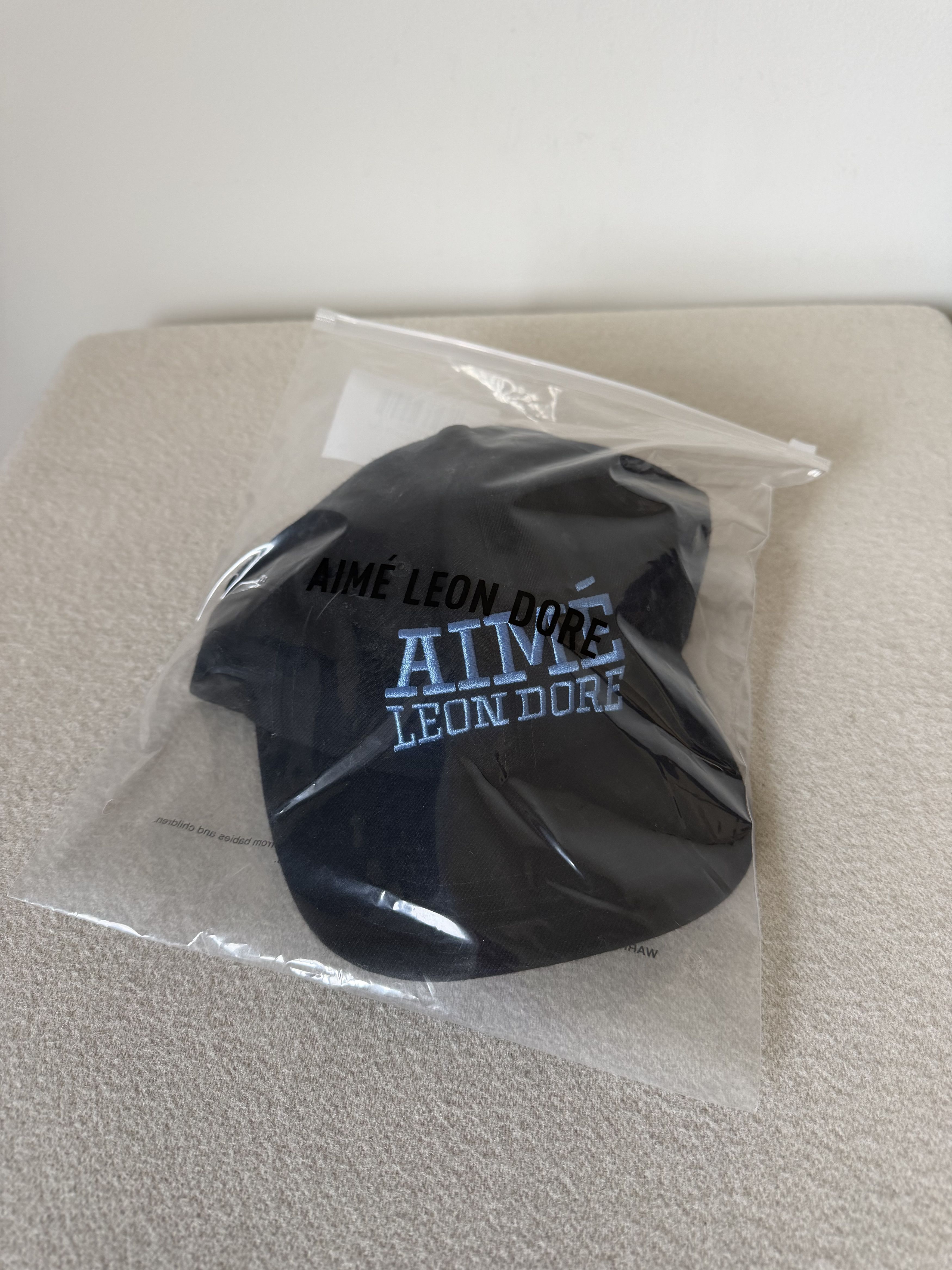 Aime Leon Dore Aime Leon Dore Campus Hat in Black Size ONE SIZE - 6 Thumbnail