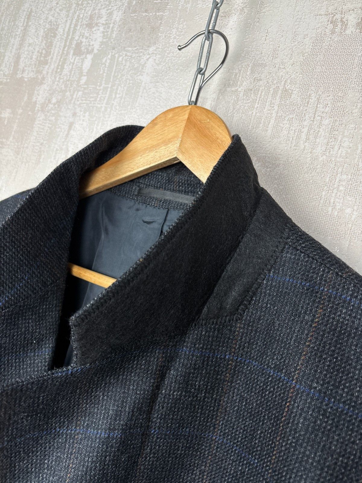 Other Edler Von F Oxford Wool Check Blazer Jacket Sport Coat Size 54R - 8 Thumbnail