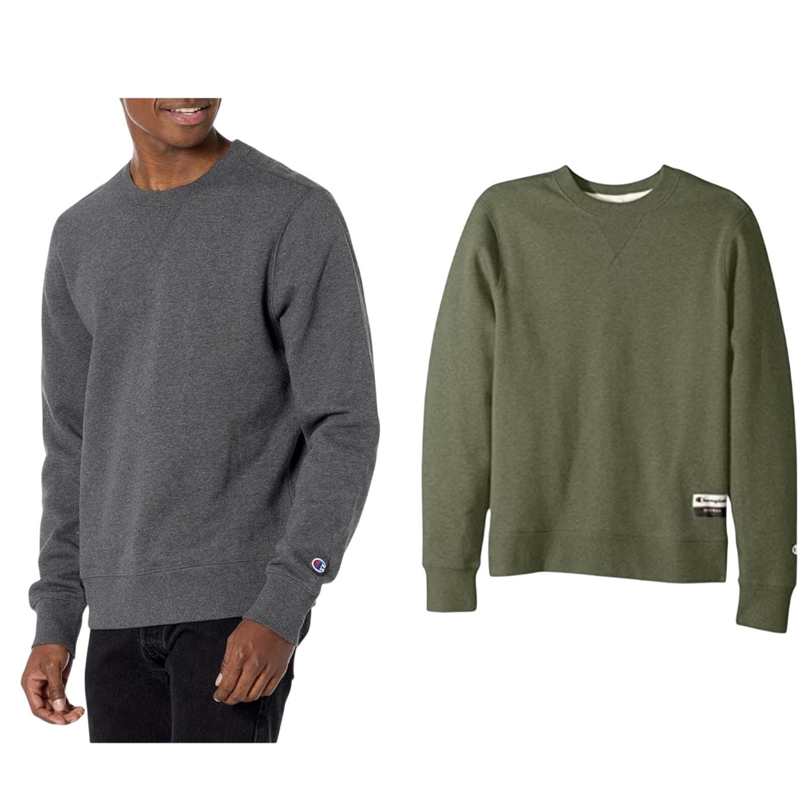 Champion 2 New Champion Mens Medium Sueded Fleece Pullover Sweatshirt Size US M / EU 48-50 / 2 - 1 Thumbnail
