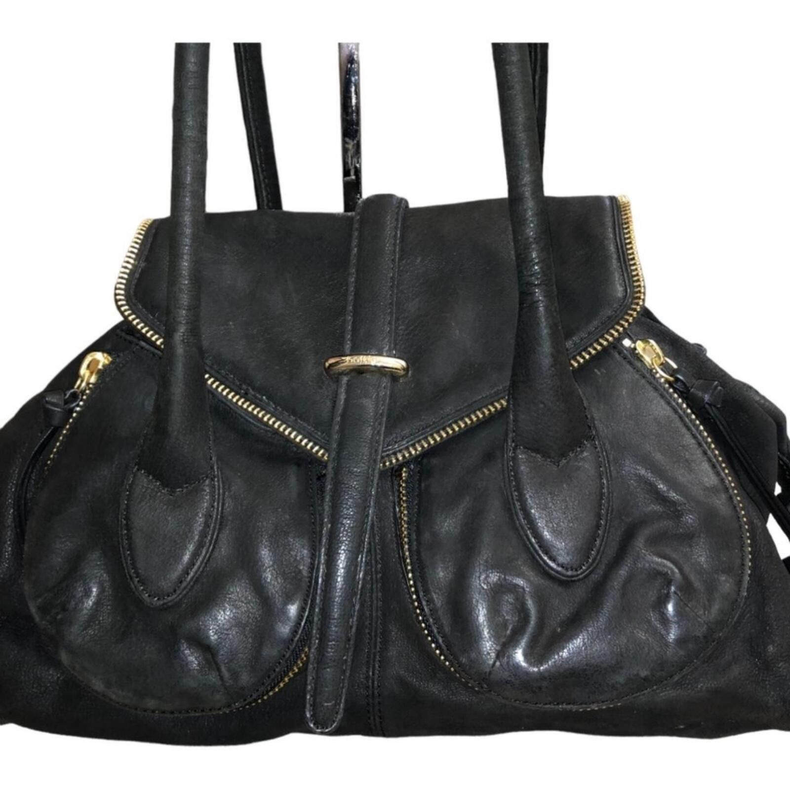 Other Botkier Black leather bohemian handbag with gold hardware Size ONE SIZE - 2 Thumbnail