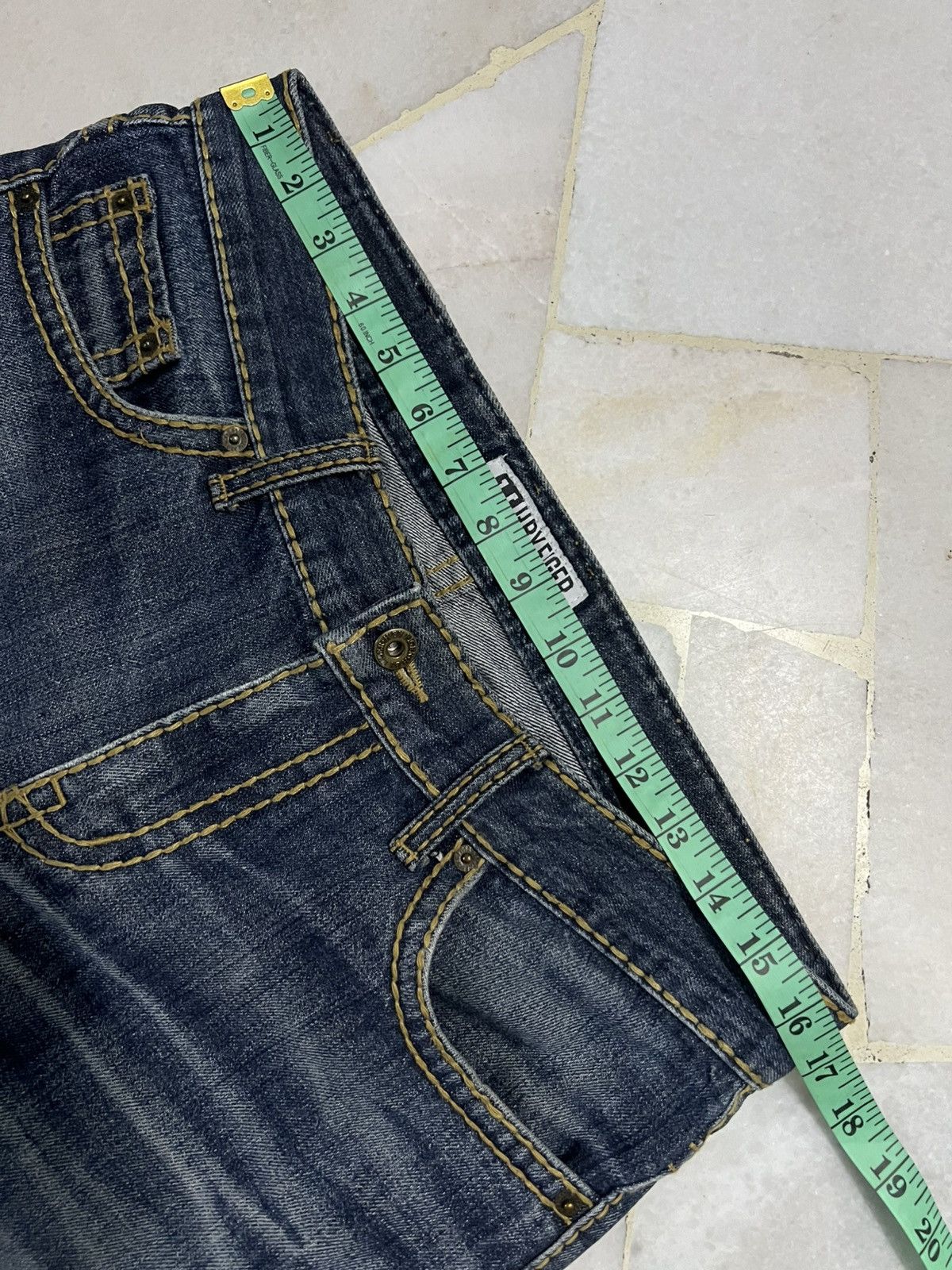 Japanese Brand H.By Figer Distress Selvedge Jean Size US 33 - 5 Thumbnail