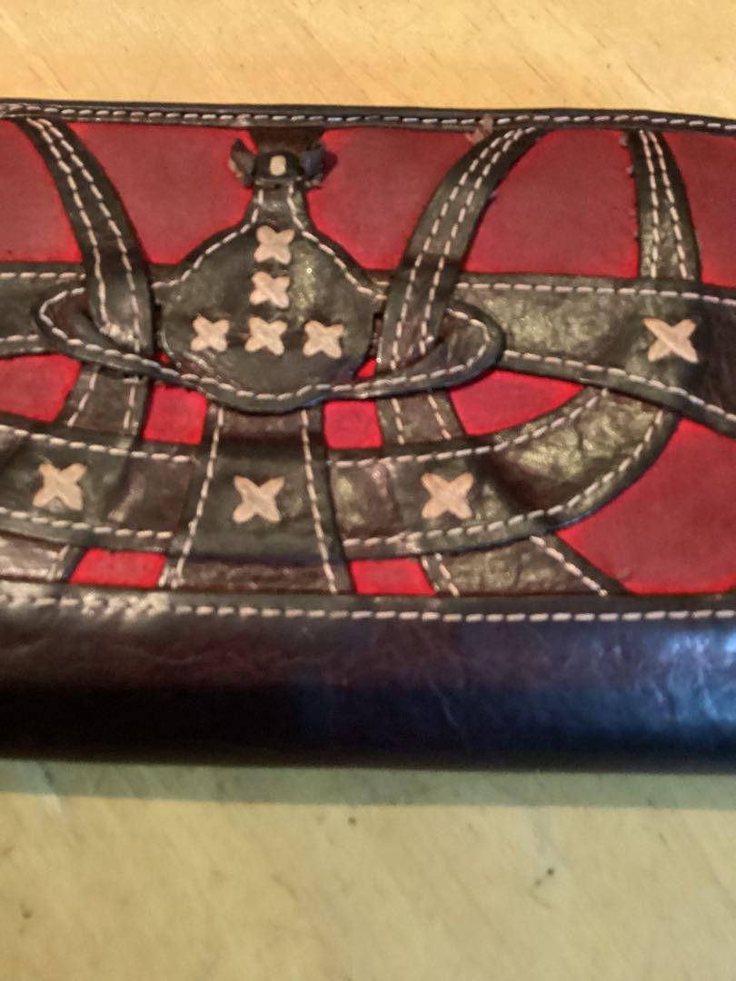 Vivienne Westwood Orb Stitch Pattern Long Wallet Size ONE SIZE - 2 Thumbnail