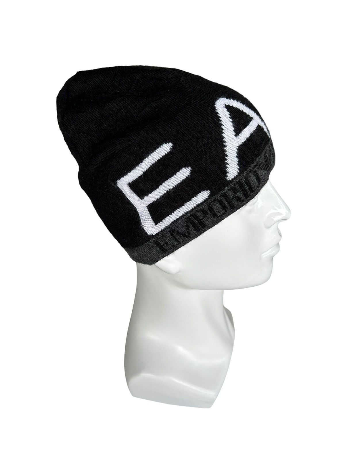 Emporio Armani × Giorgio Armani Emporio Armani Vintage Beanie Hats ☠️ Size ONE SIZE - 5 Thumbnail