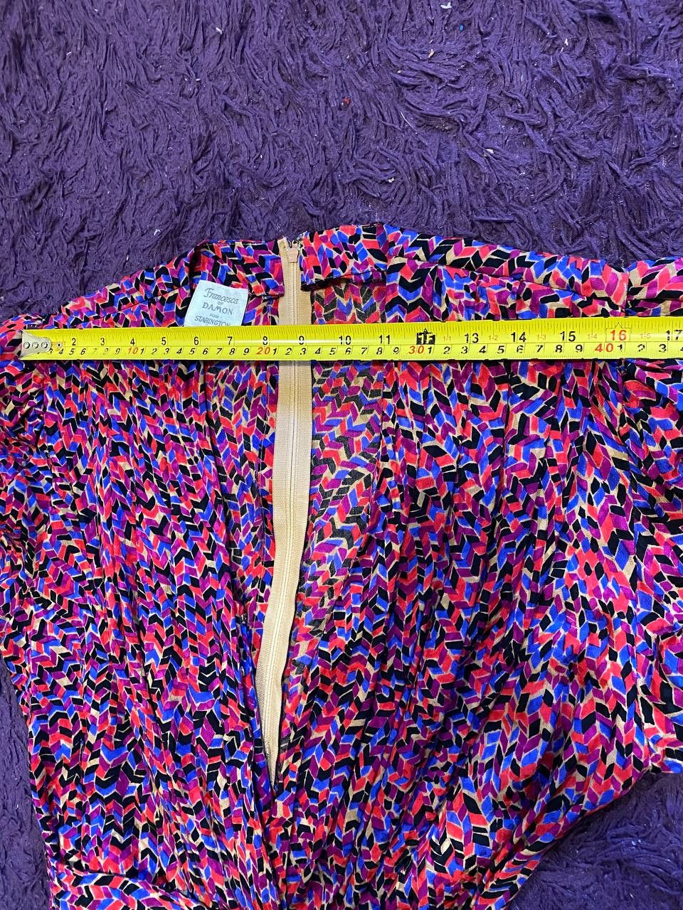 Vintage Vintage Women Silk Dress Handmade Floral Print Size L / US 10 / IT 46 - 8 Thumbnail
