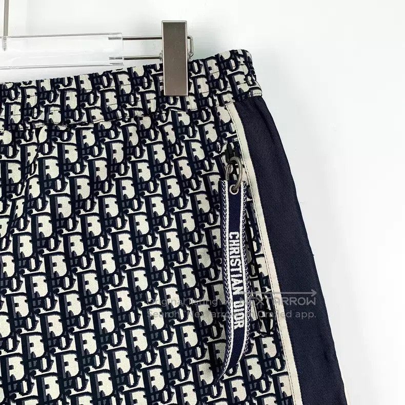 Dior Dior Colour-blocking logo jacquad full-print casual shorts Size 26" / US 2 / IT 38 - 3 Thumbnail