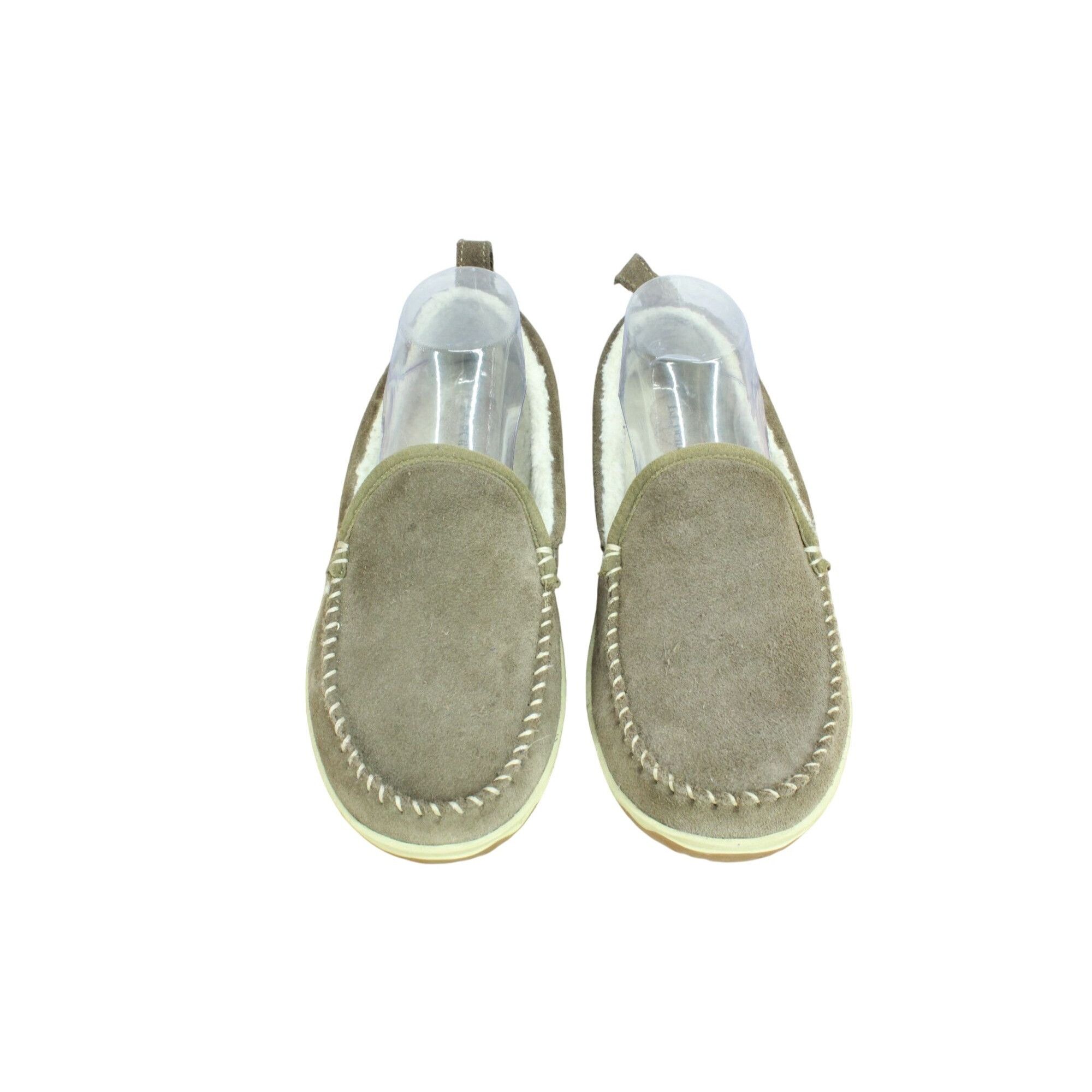 L.L. Bean LL Bean Dark Cement Fleece Lined Mountain Moccasins Size US 8 / IT 38 - 5 Thumbnail