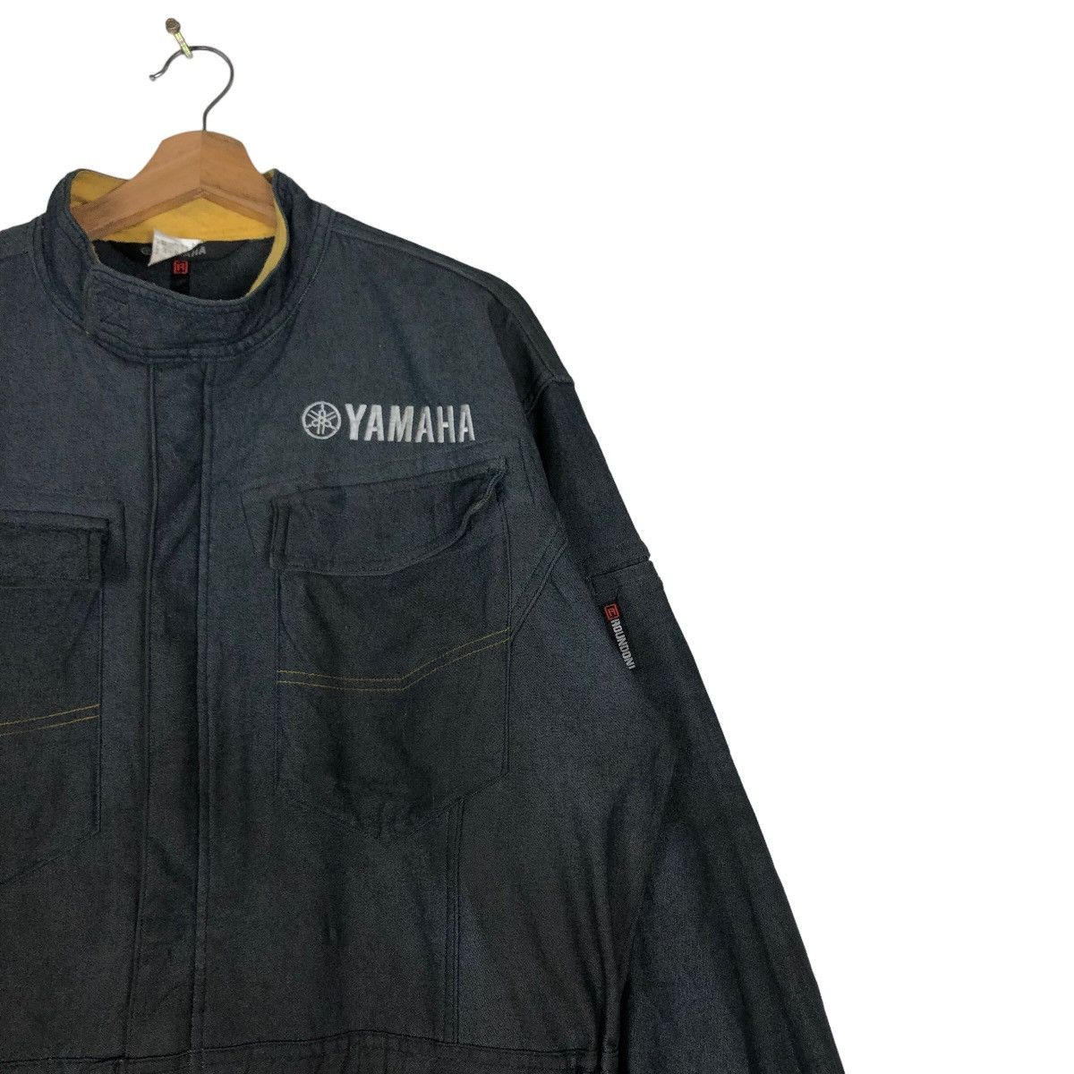 Japanese Brand 🔥Vintage Racing Wear Jumpsuits Yamaha Big Logo Motorcross Size US 40 / EU 56 - 6 Thumbnail