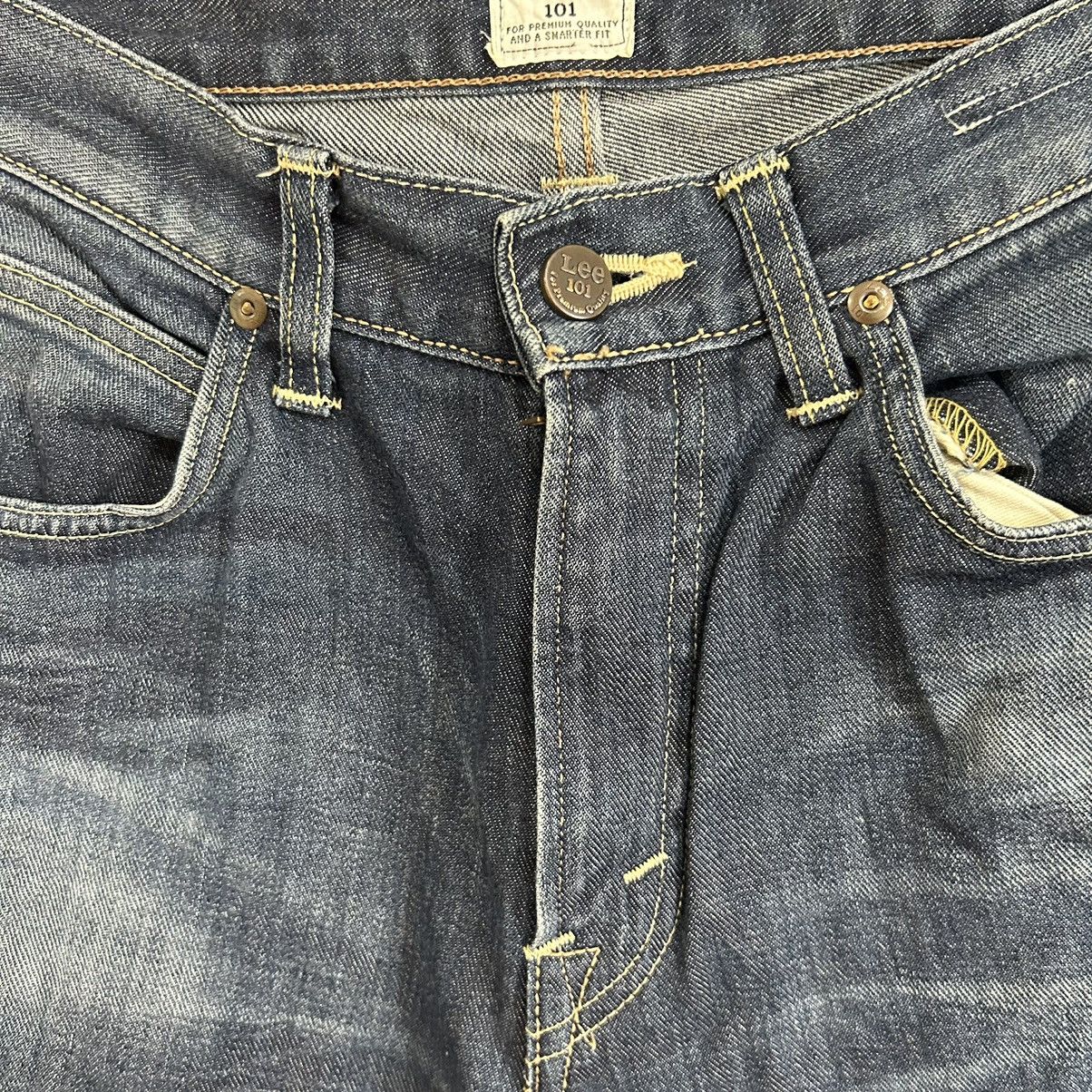 Lee Vintage Lee 101 Regular Narrow Japanese Distressed Denim Size US 30 / EU 46 - 6 Thumbnail