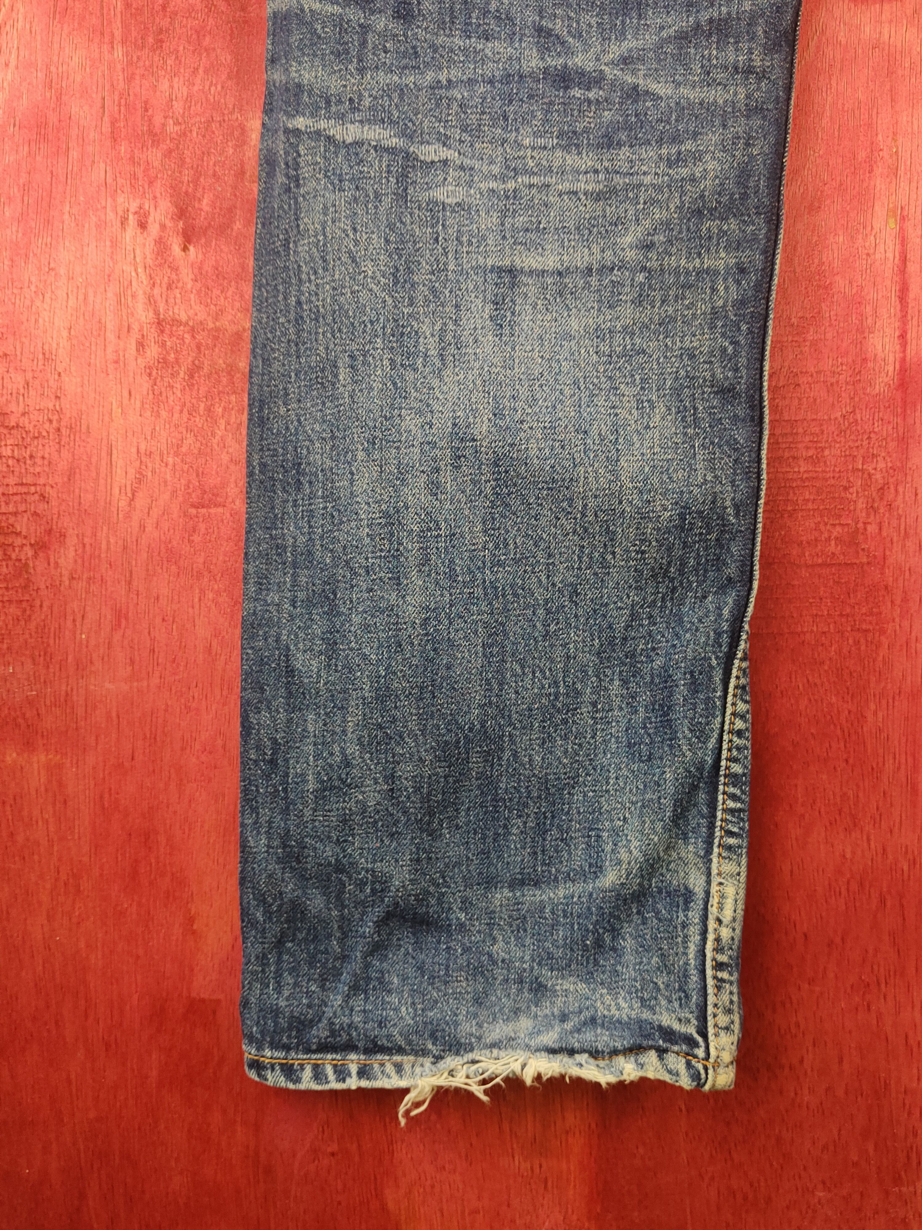 Levi's 501 Levi's vtg ripped Distressed Denim jeans Pants #S1371 Size US 32 / EU 48 - 11 Thumbnail