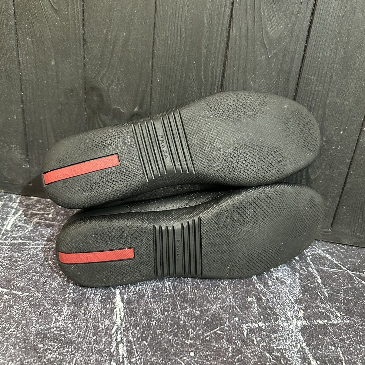 Prada PRADA - Men’s Leather Sneakers Size 8 Size US 8 / EU 41 - 10 Thumbnail